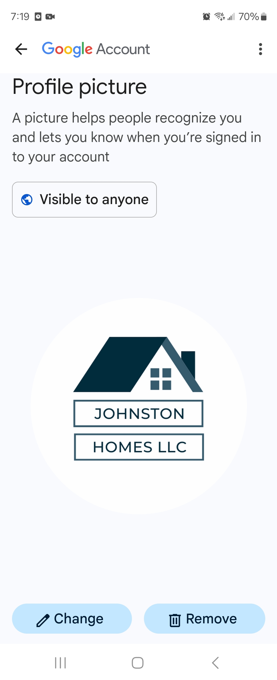 Johnston Homes LLC logo