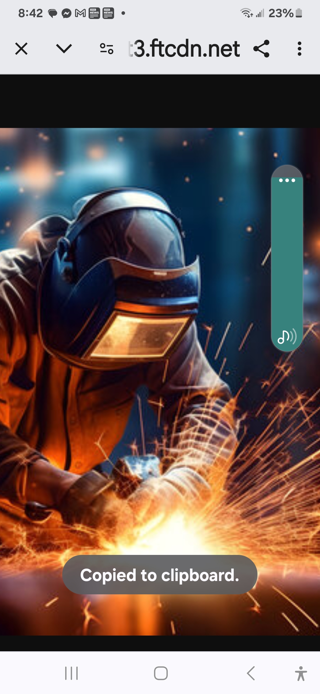 L and j welding logo