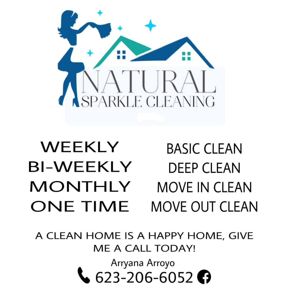 Natural sparkle cleaning services llc logo