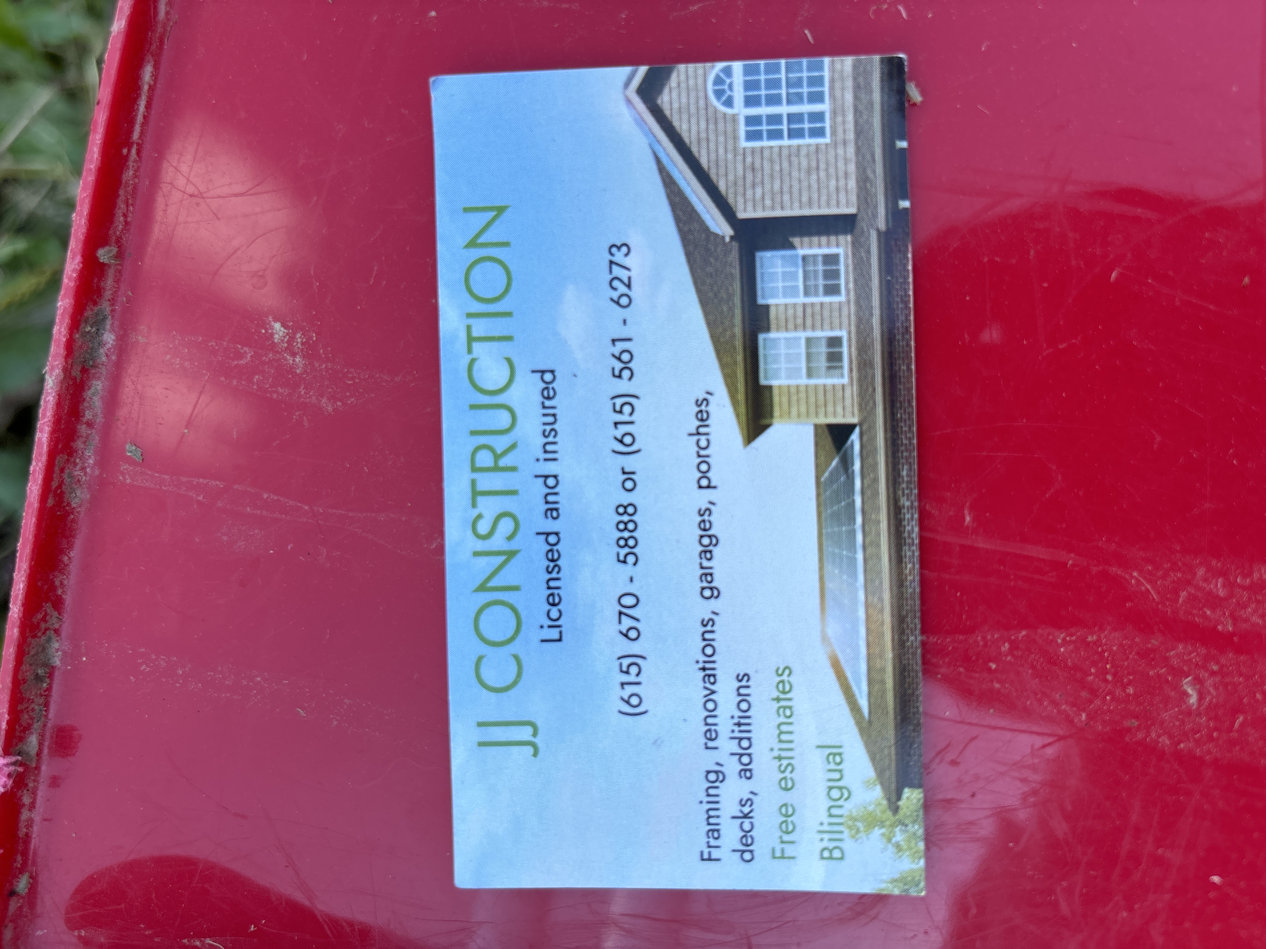 JJ Construction logo