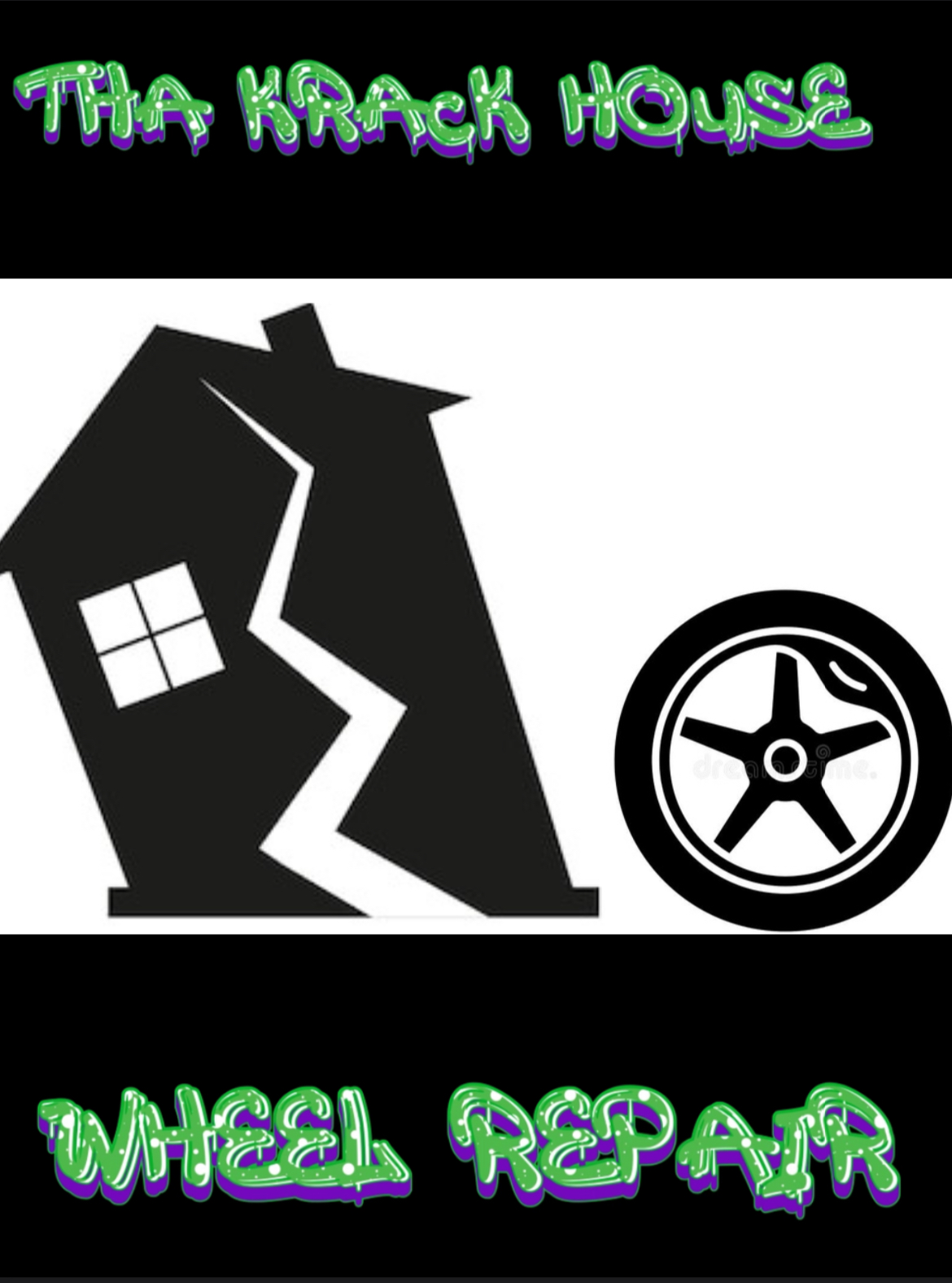 The Krack House Wheel Repair logo