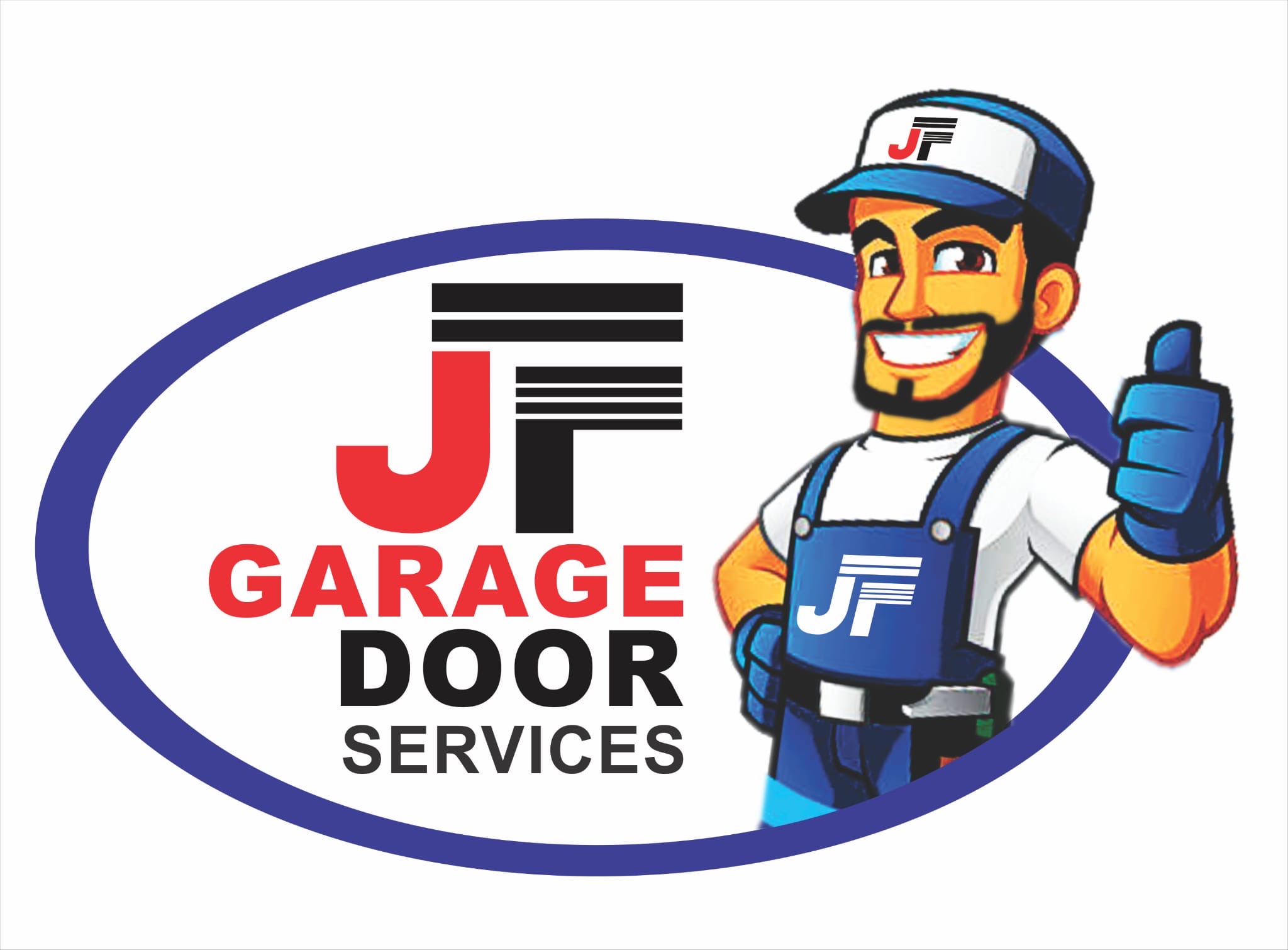 Jf garage door services logo