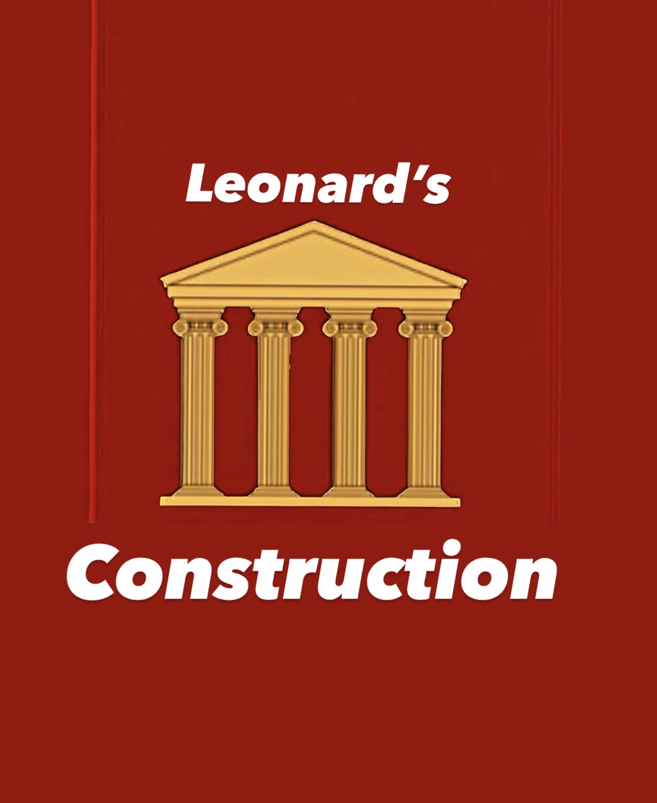 Leonards construction corp logo