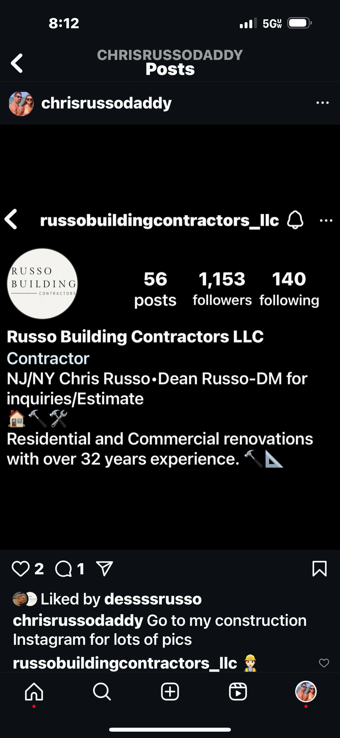 Russo building contractors logo