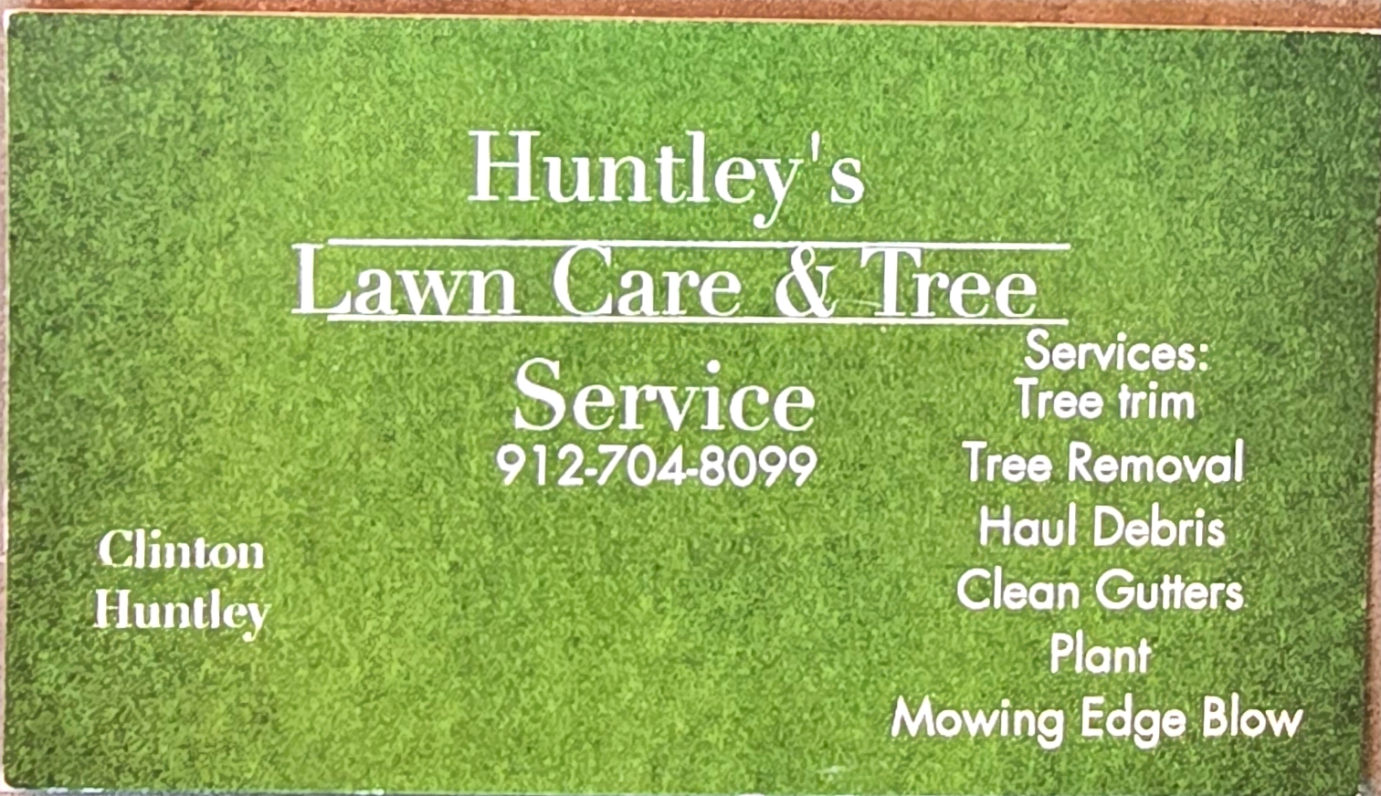 Huntley Lawn Care & Tree logo