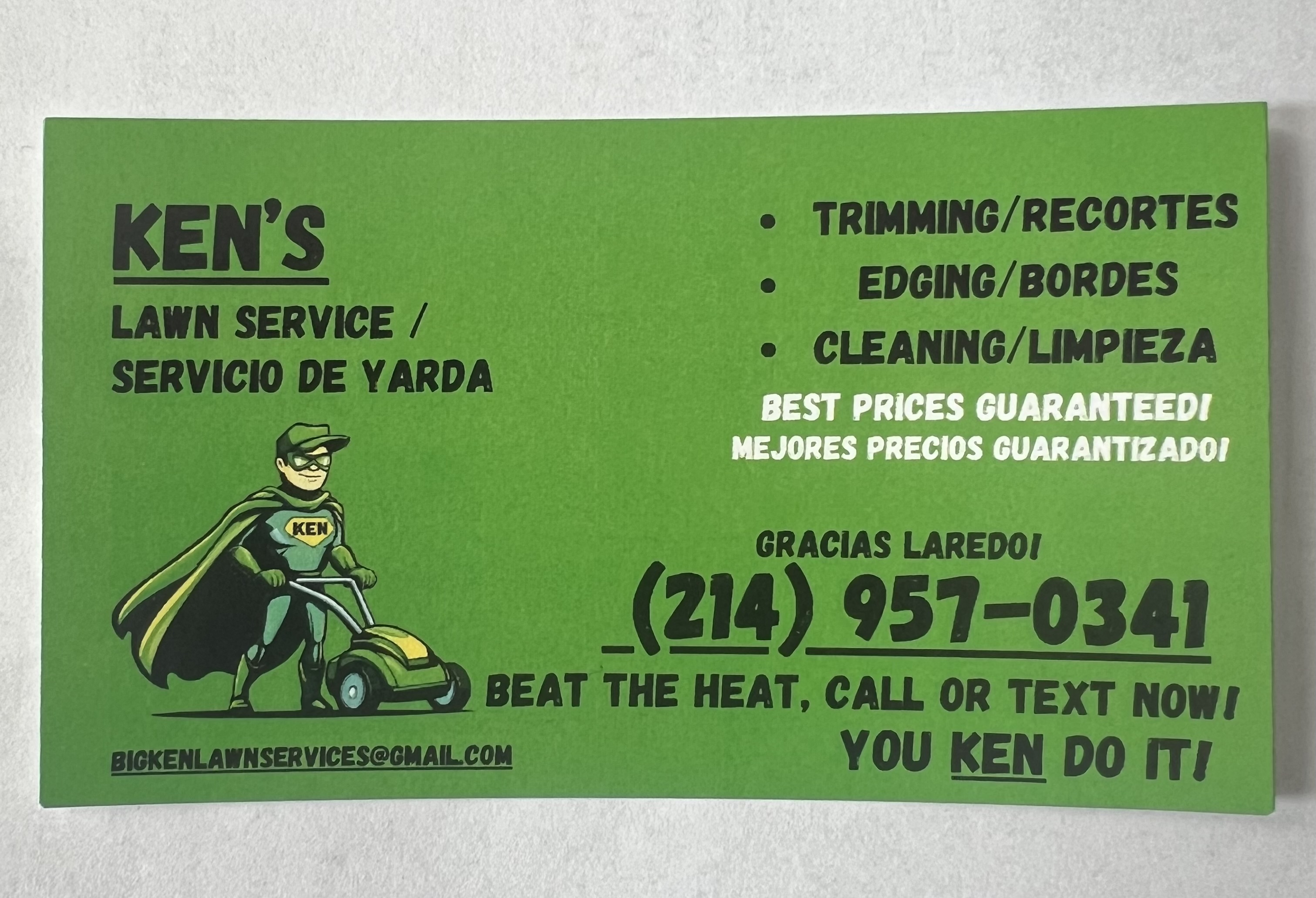 Ken’s Lawn Service logo