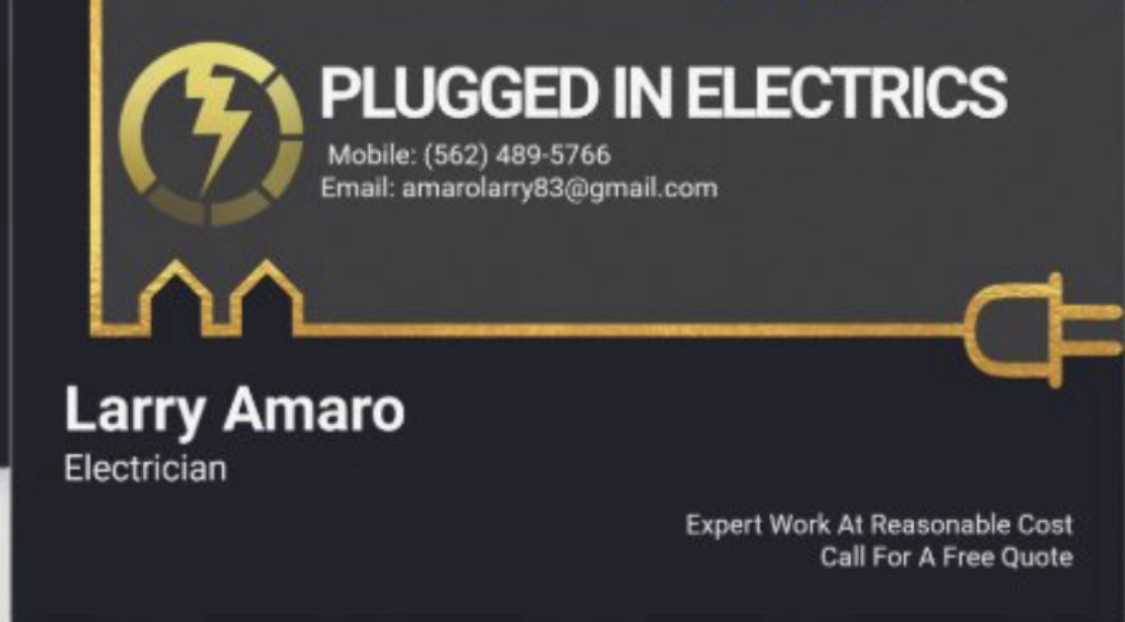 Logo for PLUGGED IN ELECTRICS