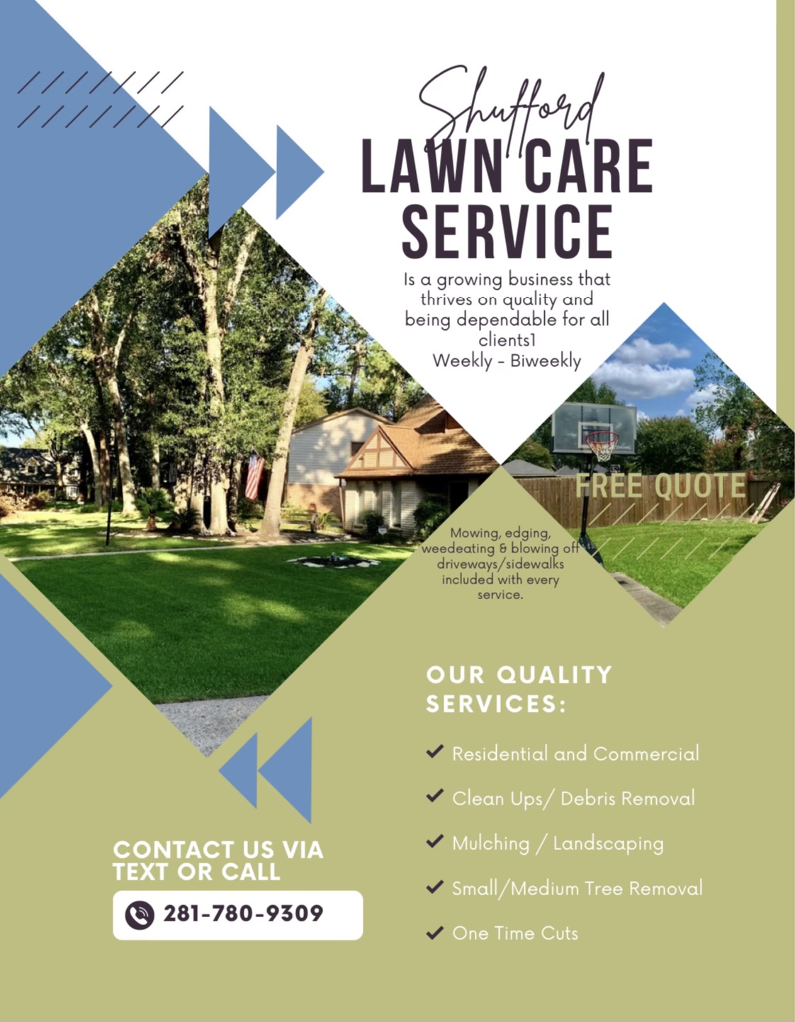 Shufford Lawn & Landscape logo