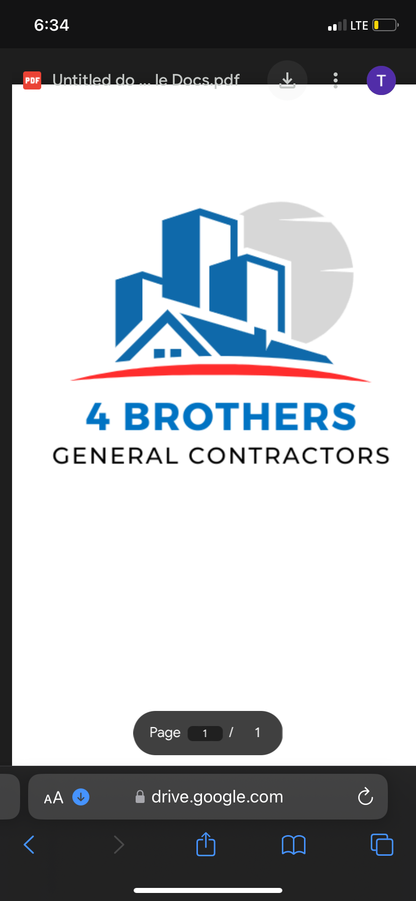 4brothers general contractors logo