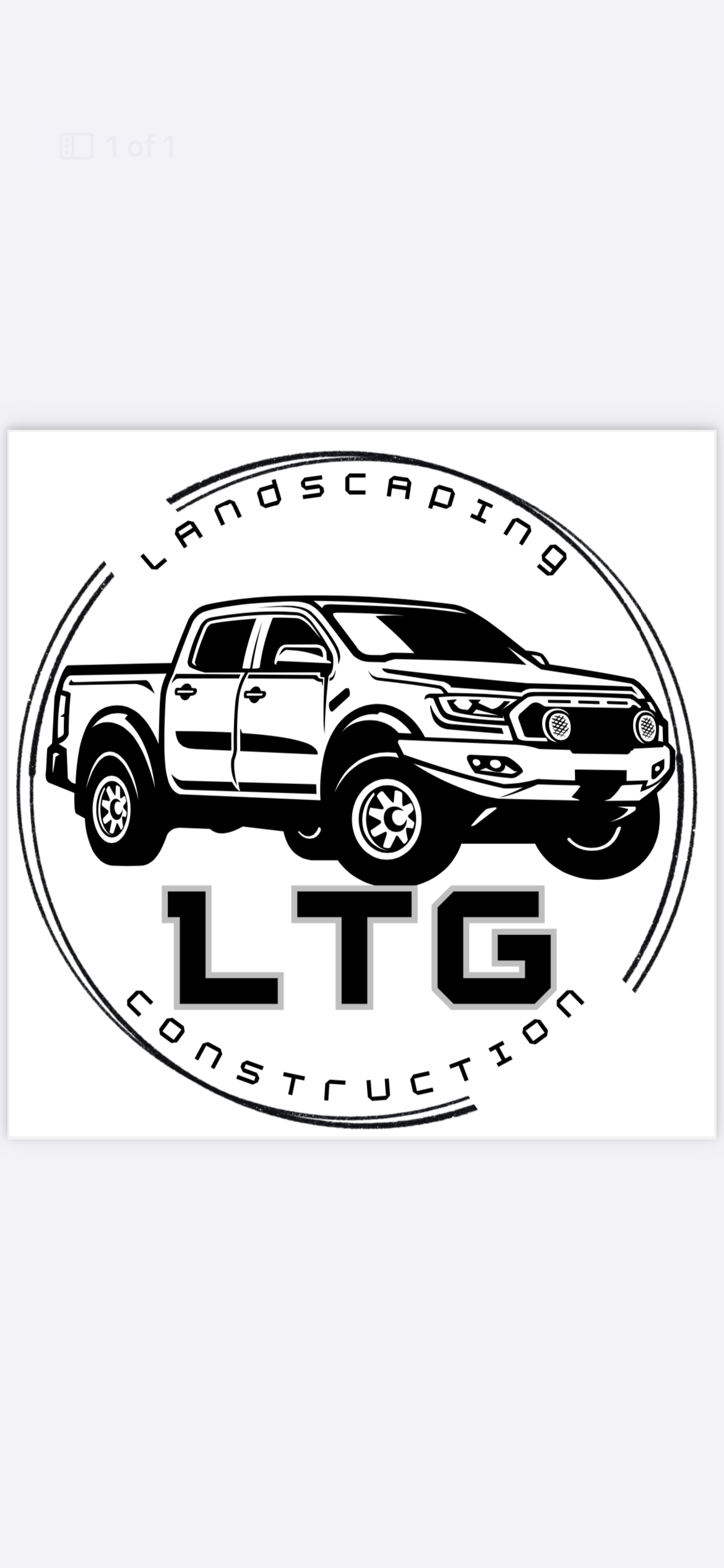 LTG Landscaping & Construction logo