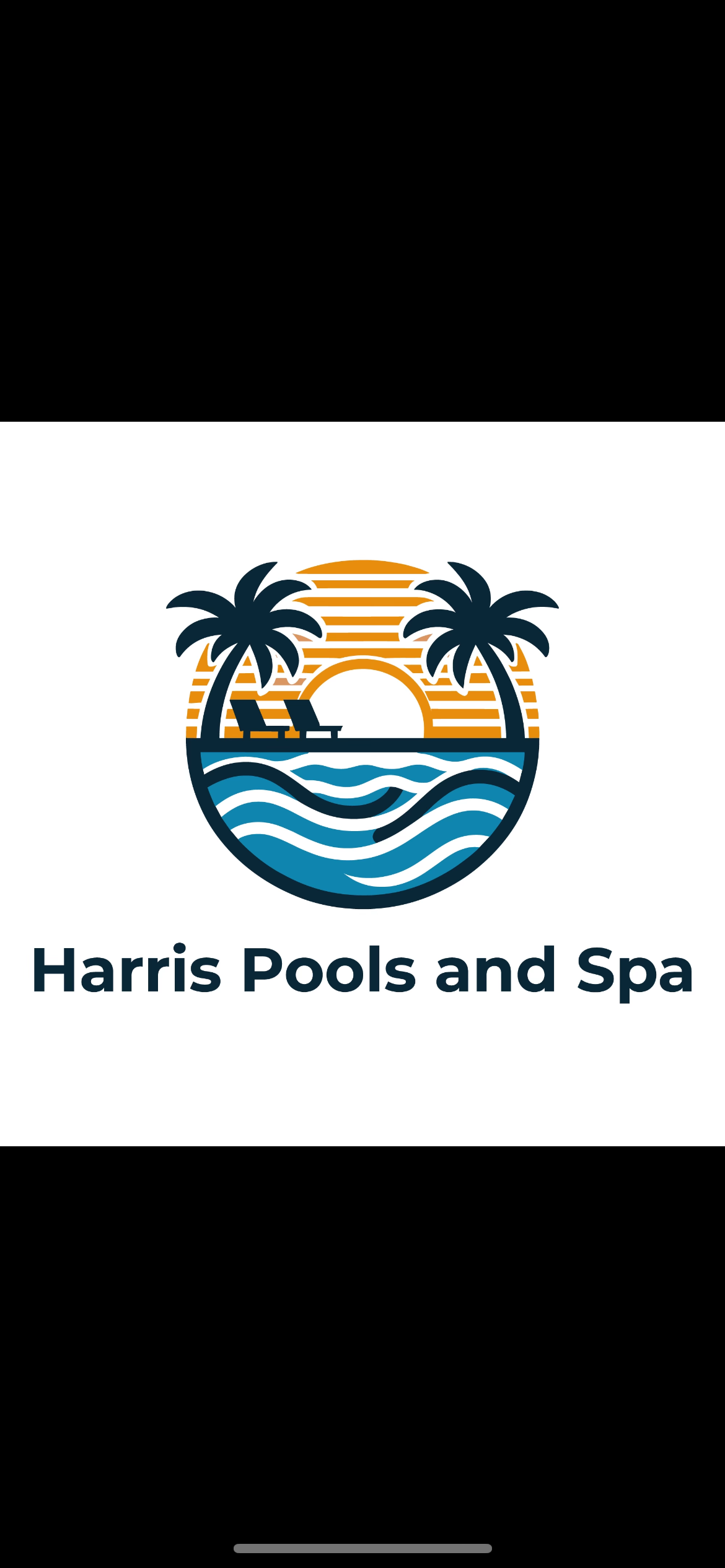 Harris Pools and Spas logo