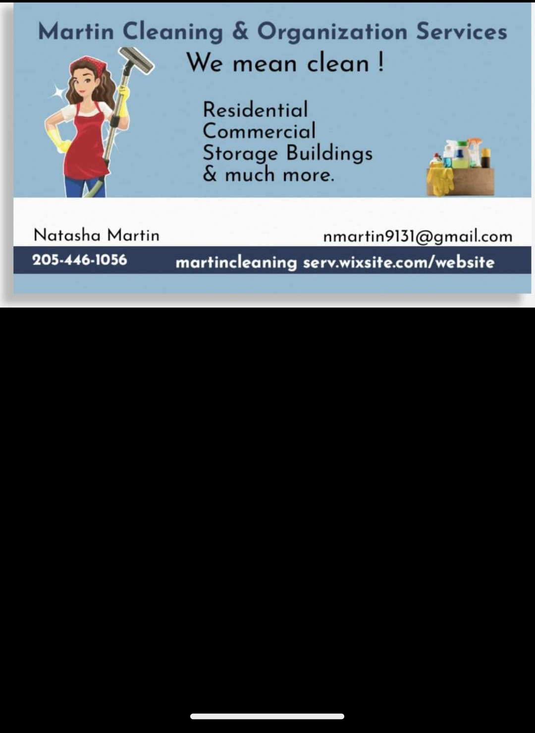Martin Cleaning and Organization Services logo