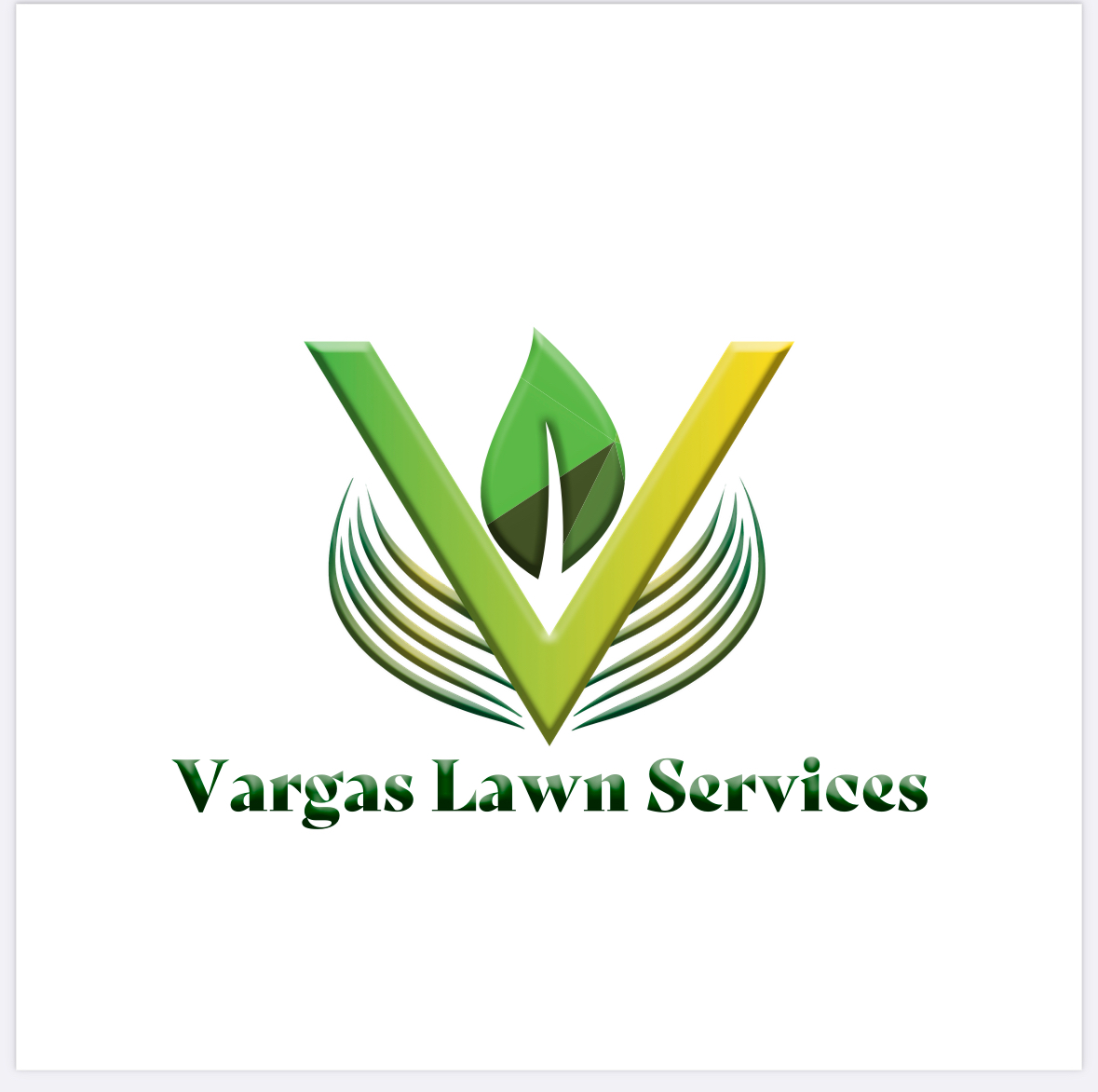 Vargas lawn service inc logo