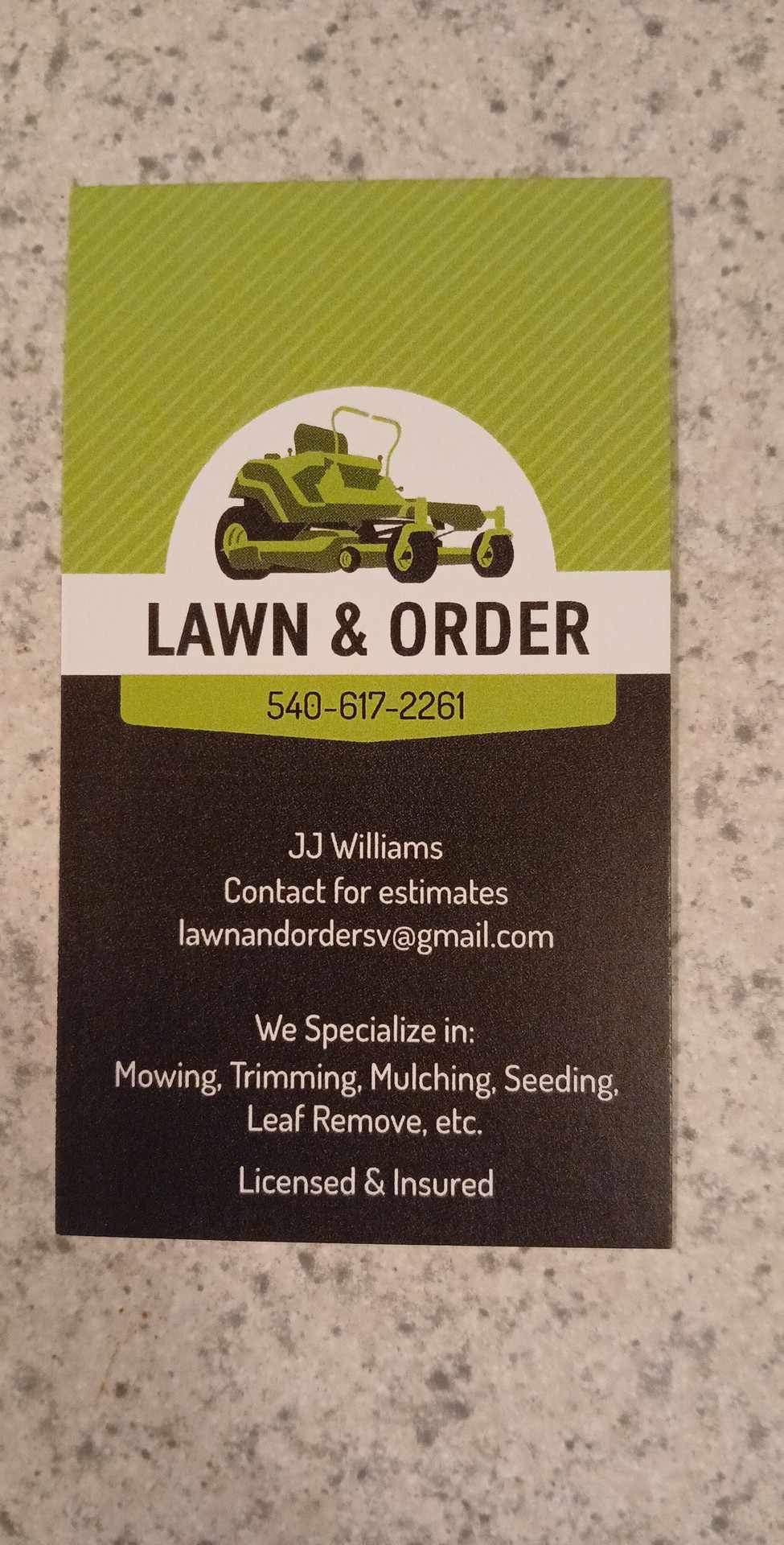Lawn & Order logo