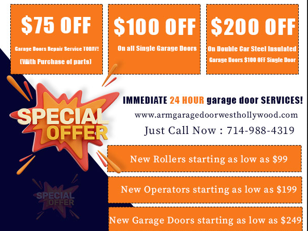 West Hollywood Arm Garage Door logo