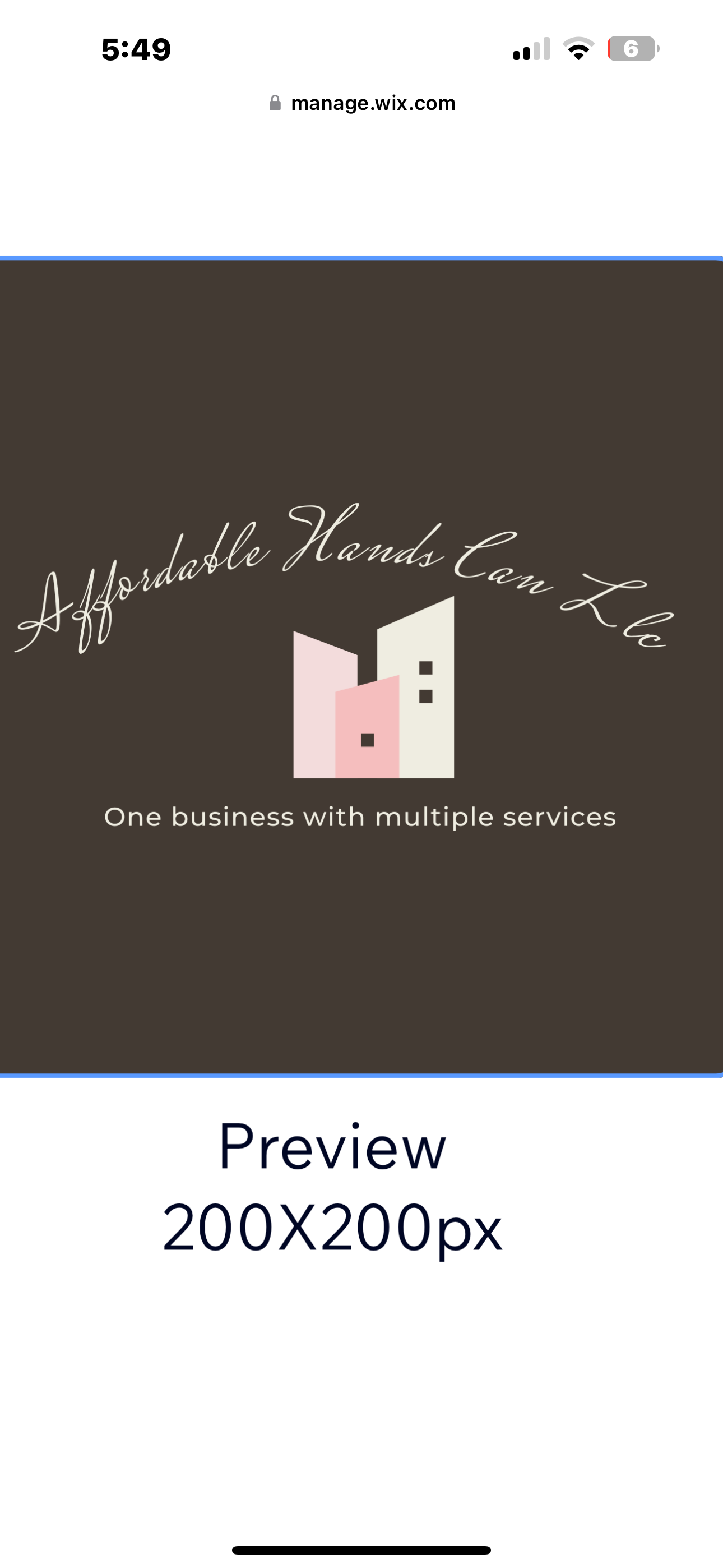 Affordable hands can logo