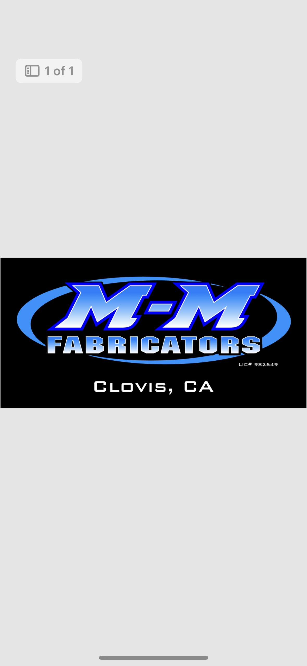 M-M Fabricators logo