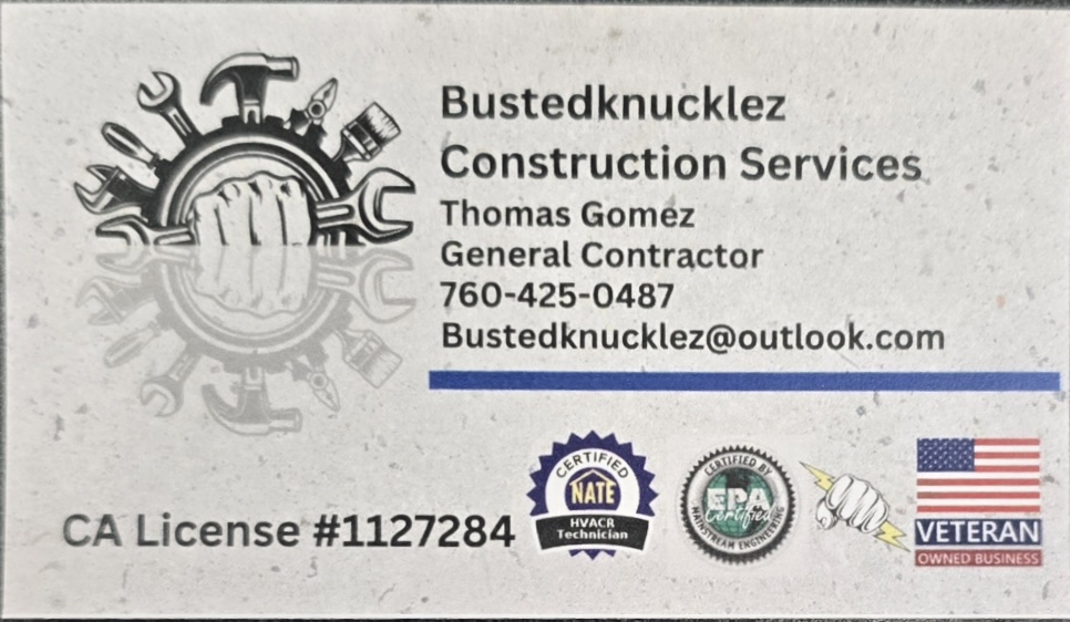 Bustedknucklez Construction Services logo