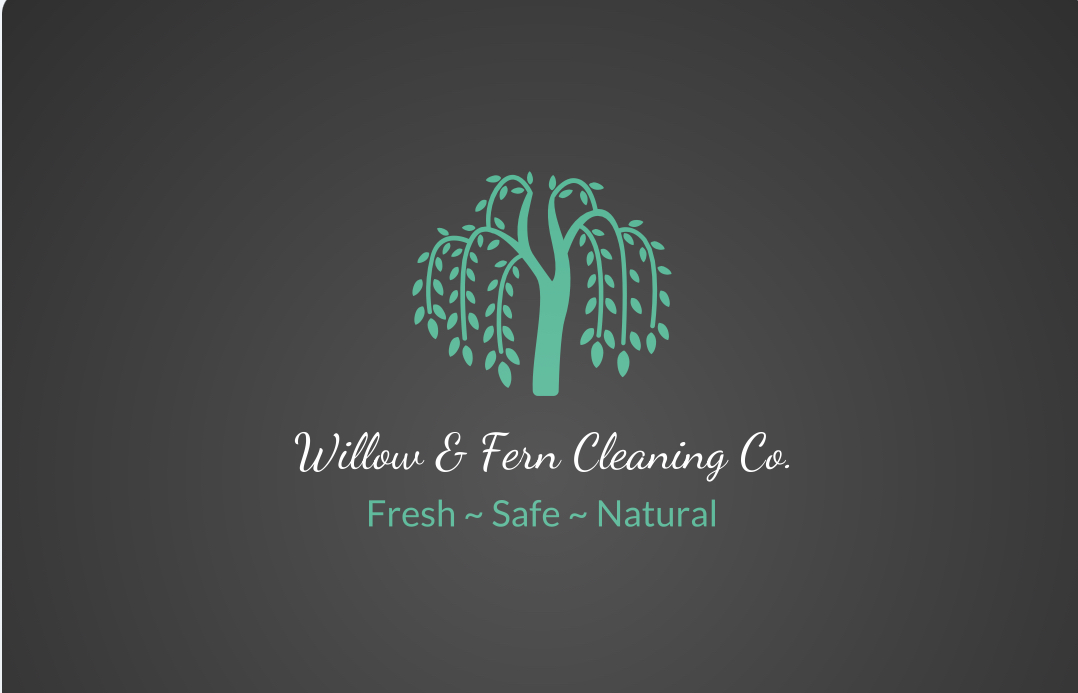 Willow and Fern Cleaning Co. logo
