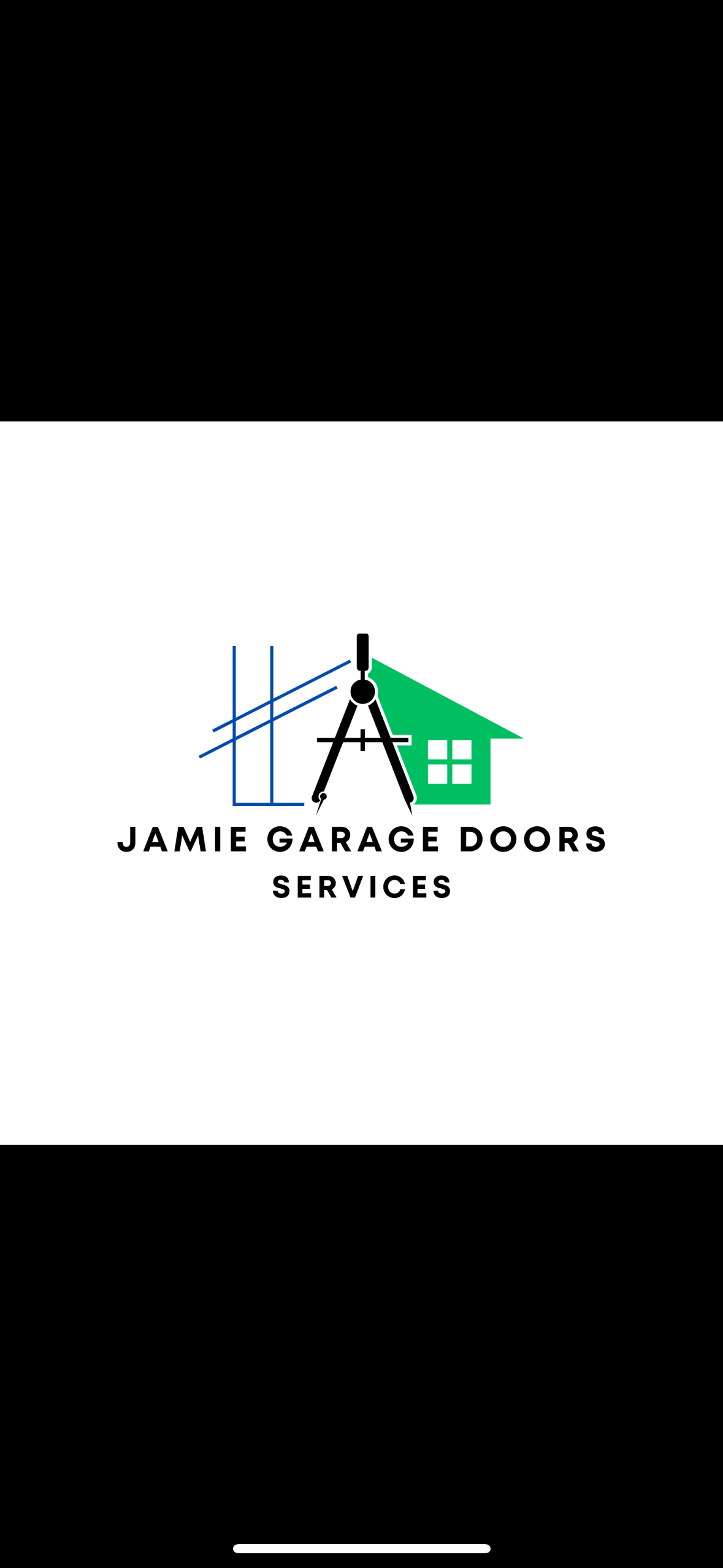 Jamie garage door logo