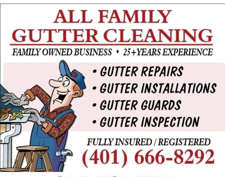 All family gutter cleaning logo