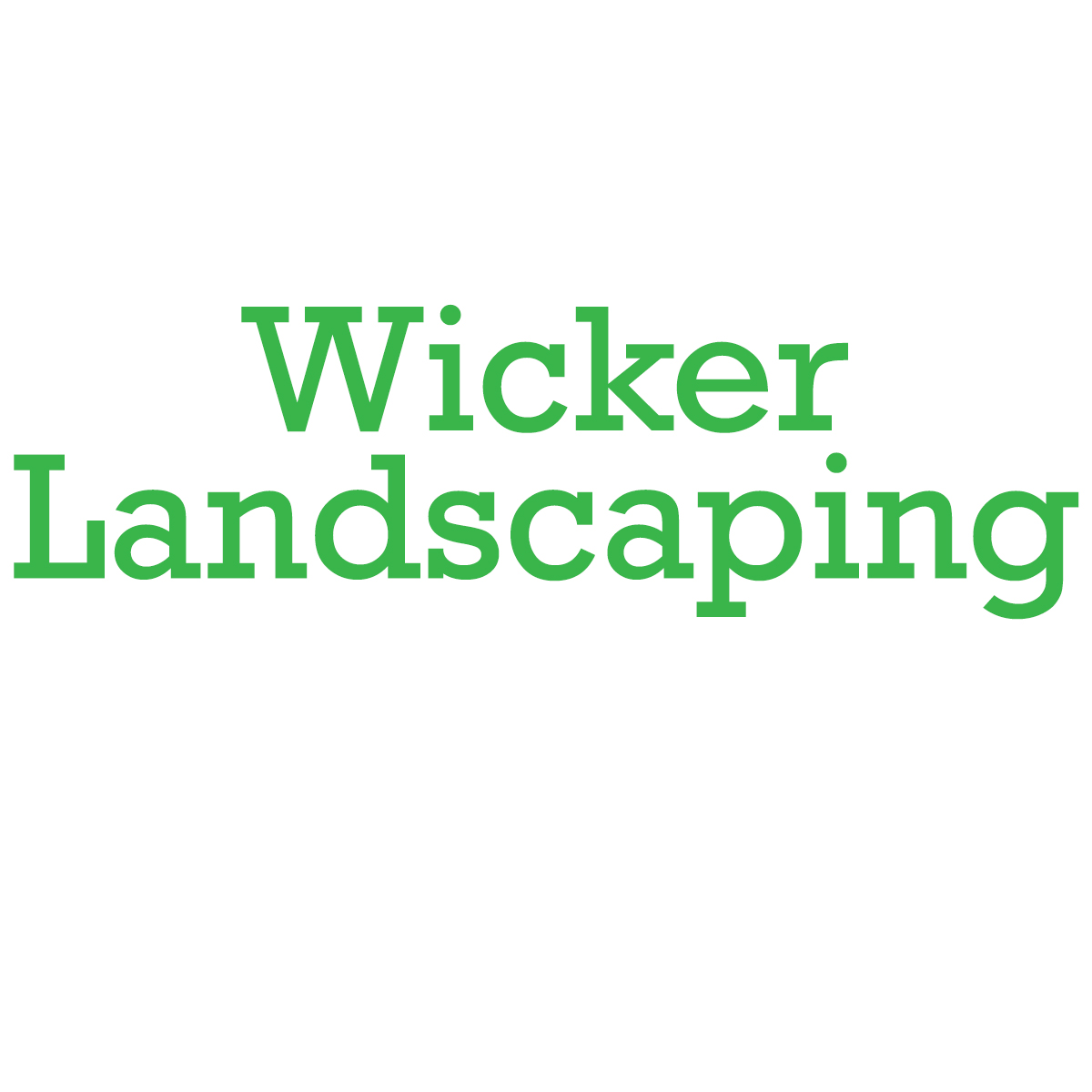 Wicker Landscaping logo