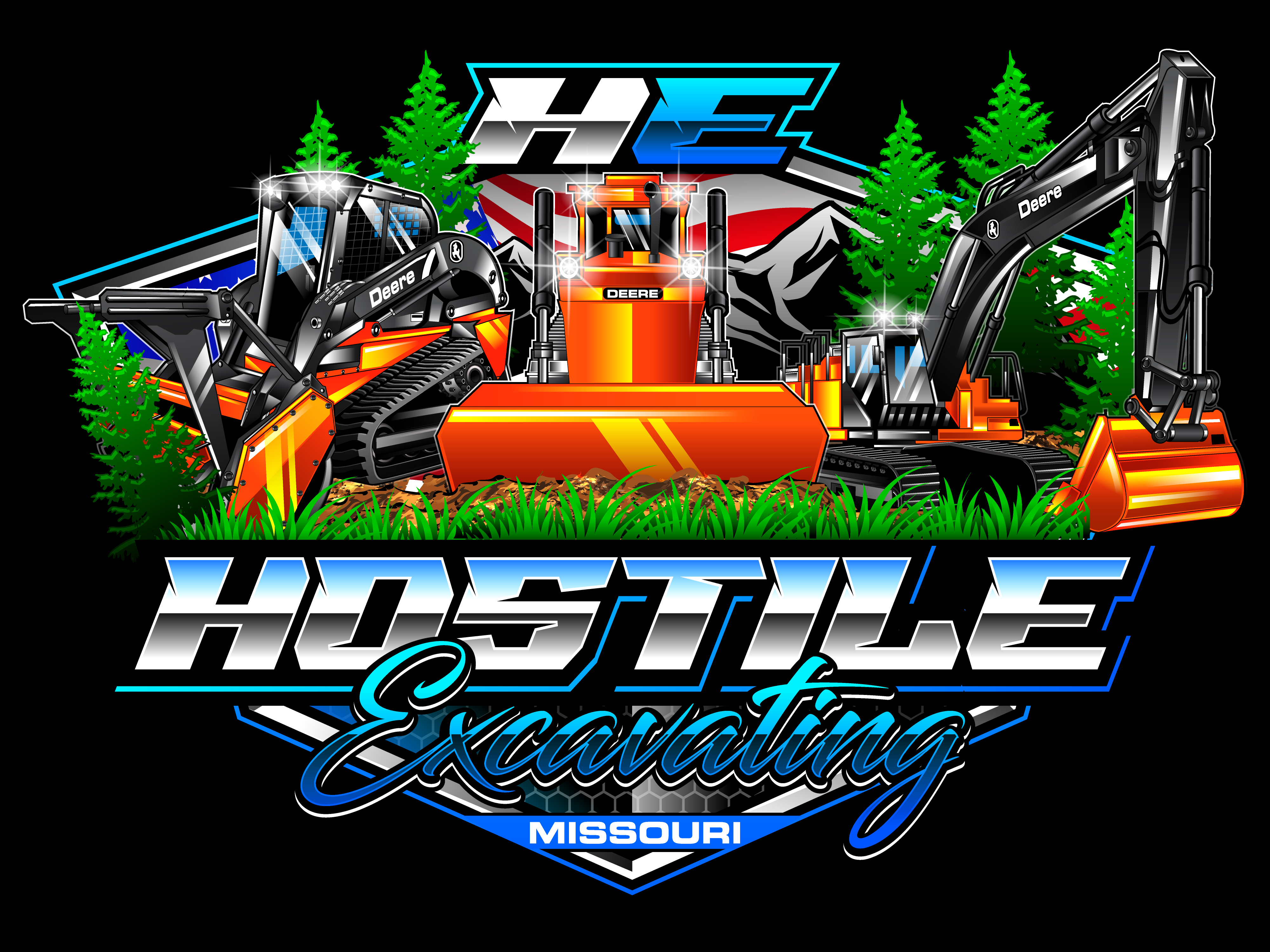 Hotile Excavating logo