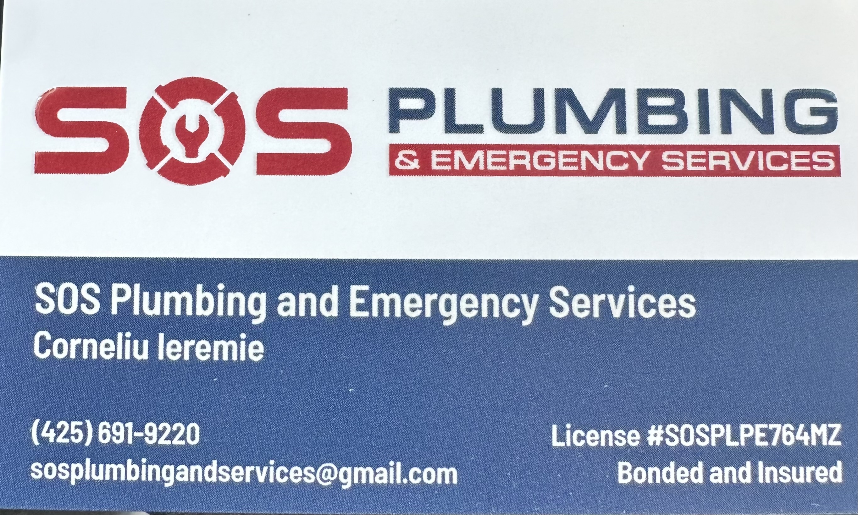 SOS Plumbing and Emergency Services logo