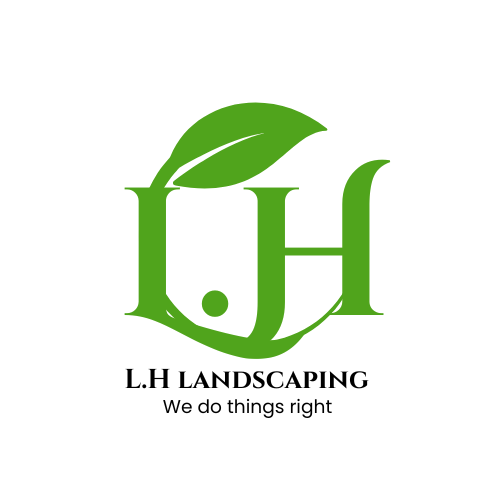 L.H landscaping logo