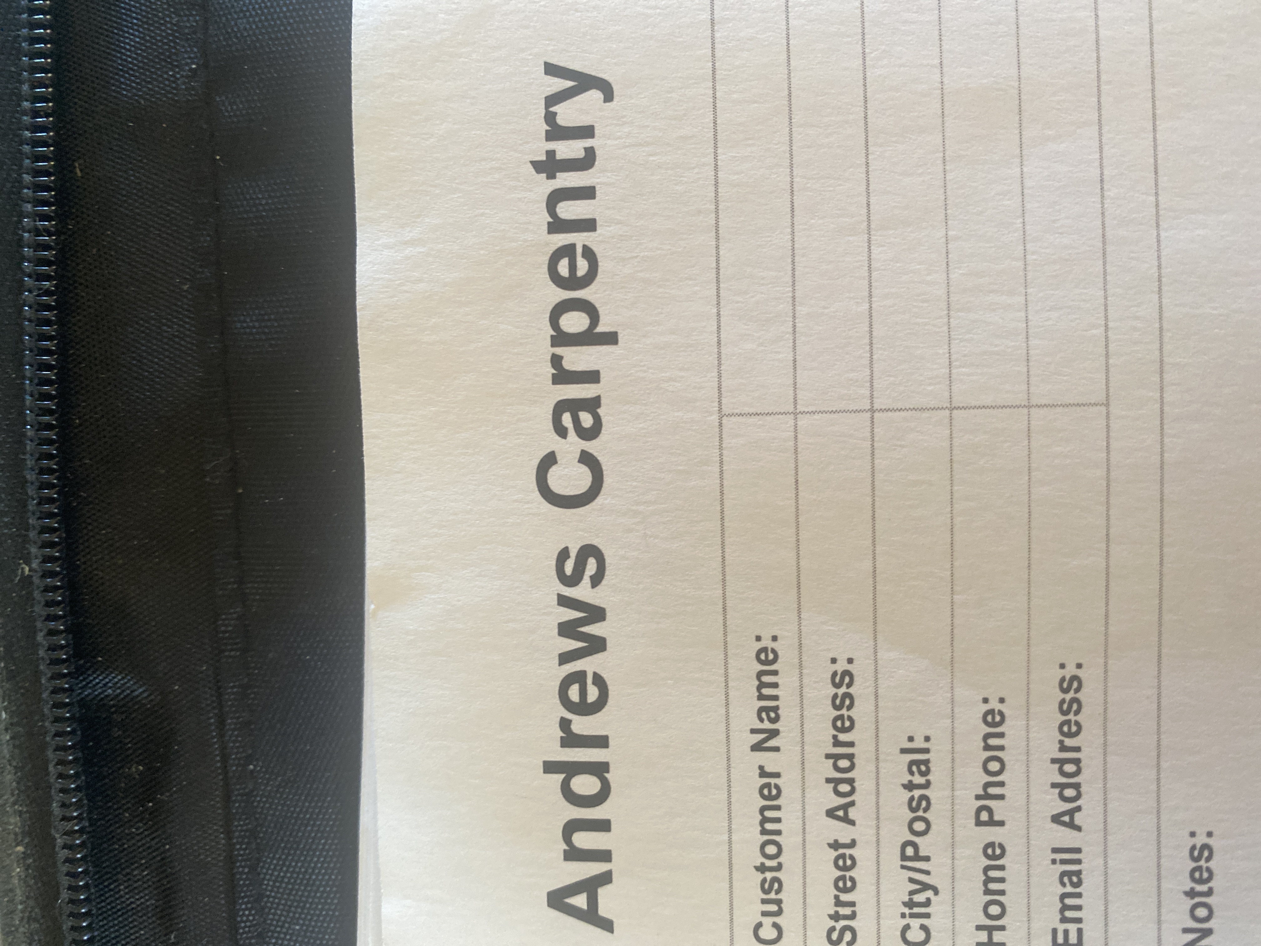 Andrews Carpentry logo