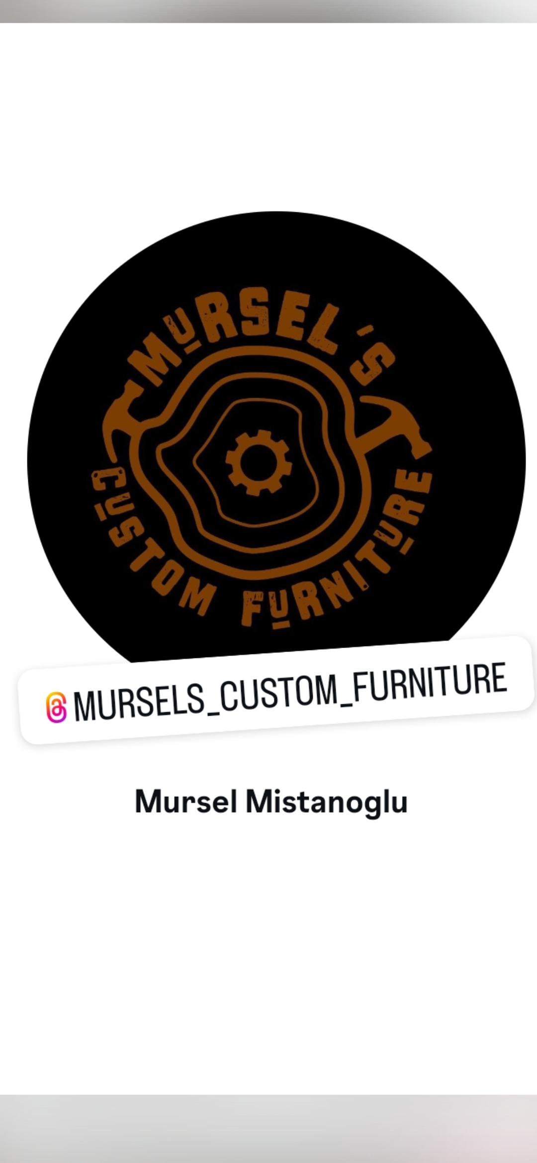 mursel,s custom furniture logo