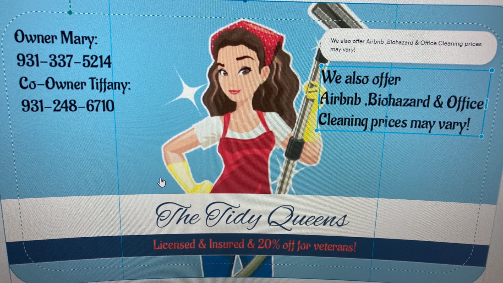 The Tidy Queens logo