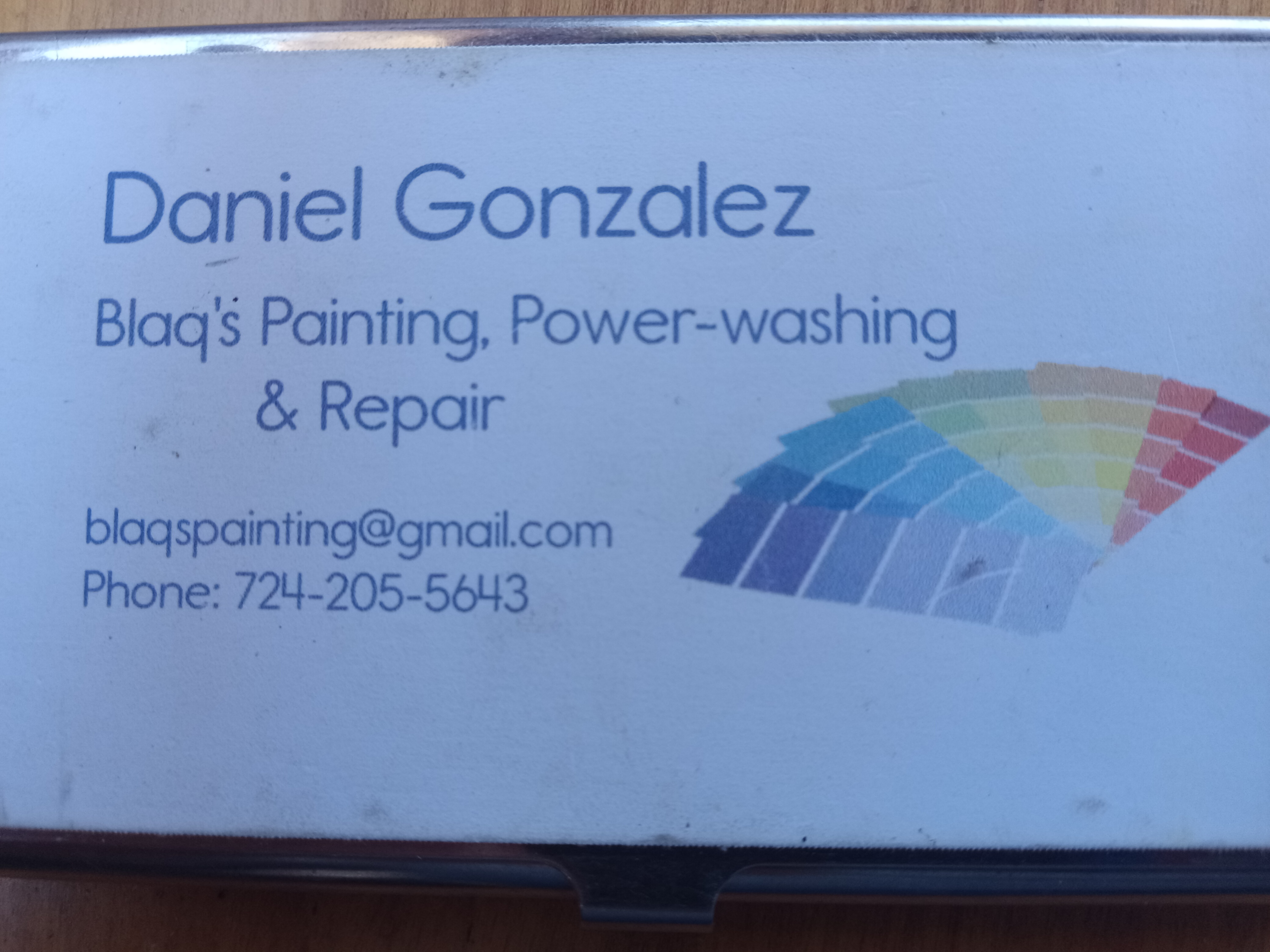 BLAQ's Painting, Powewasing and repairs logo