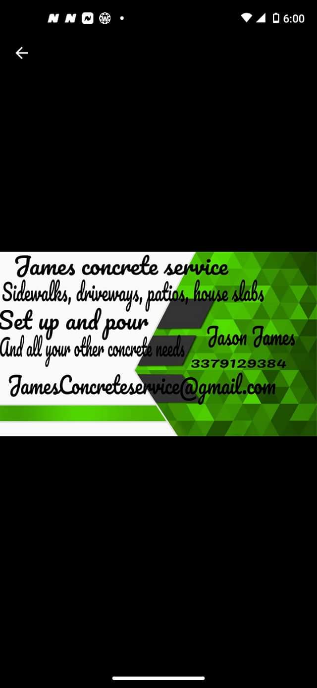 James concrete service LLC logo