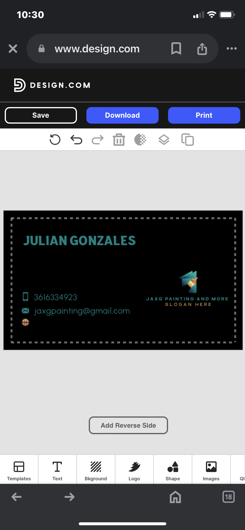 JAXG Painting and more logo