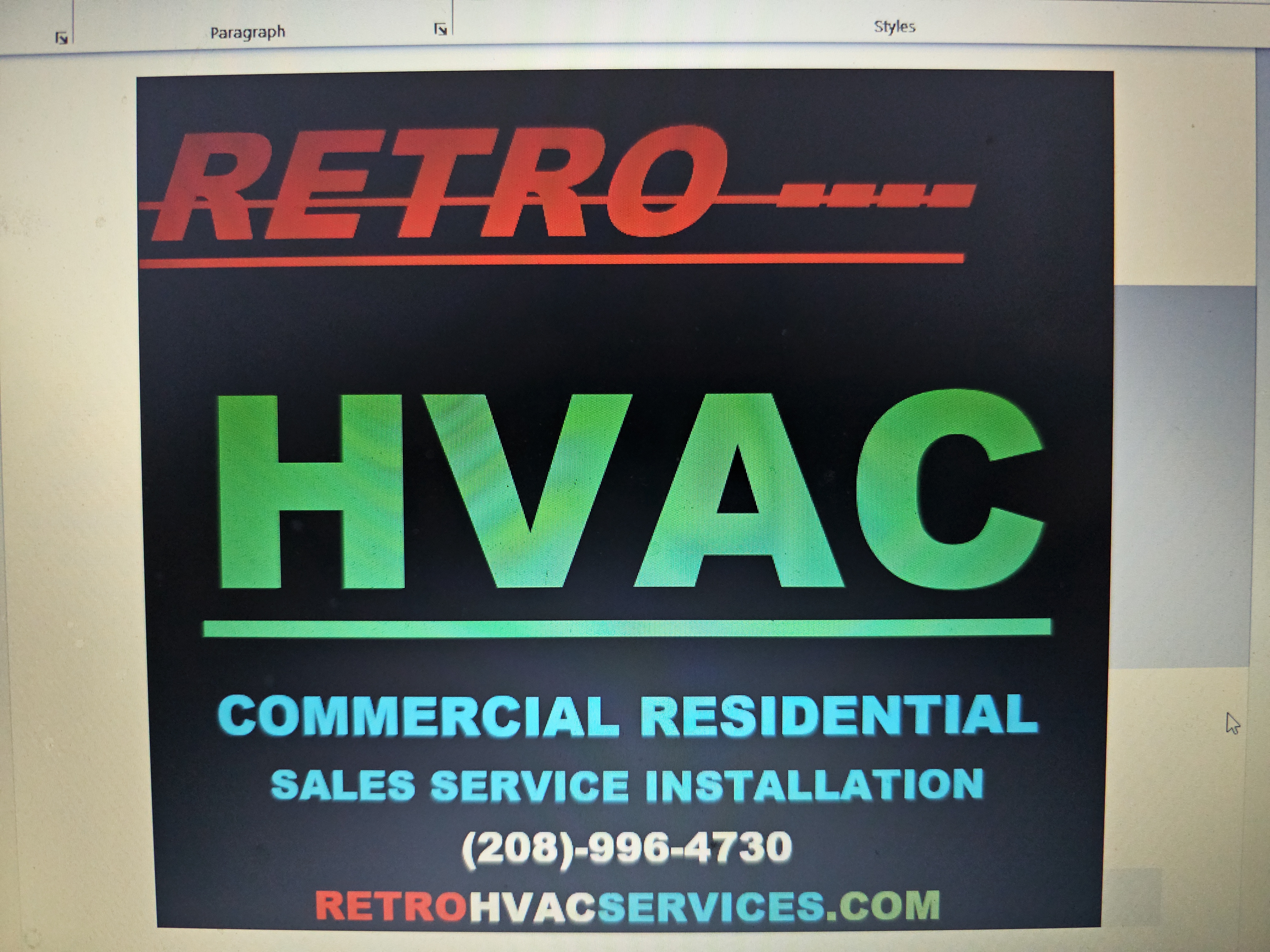 Retro HVAC logo