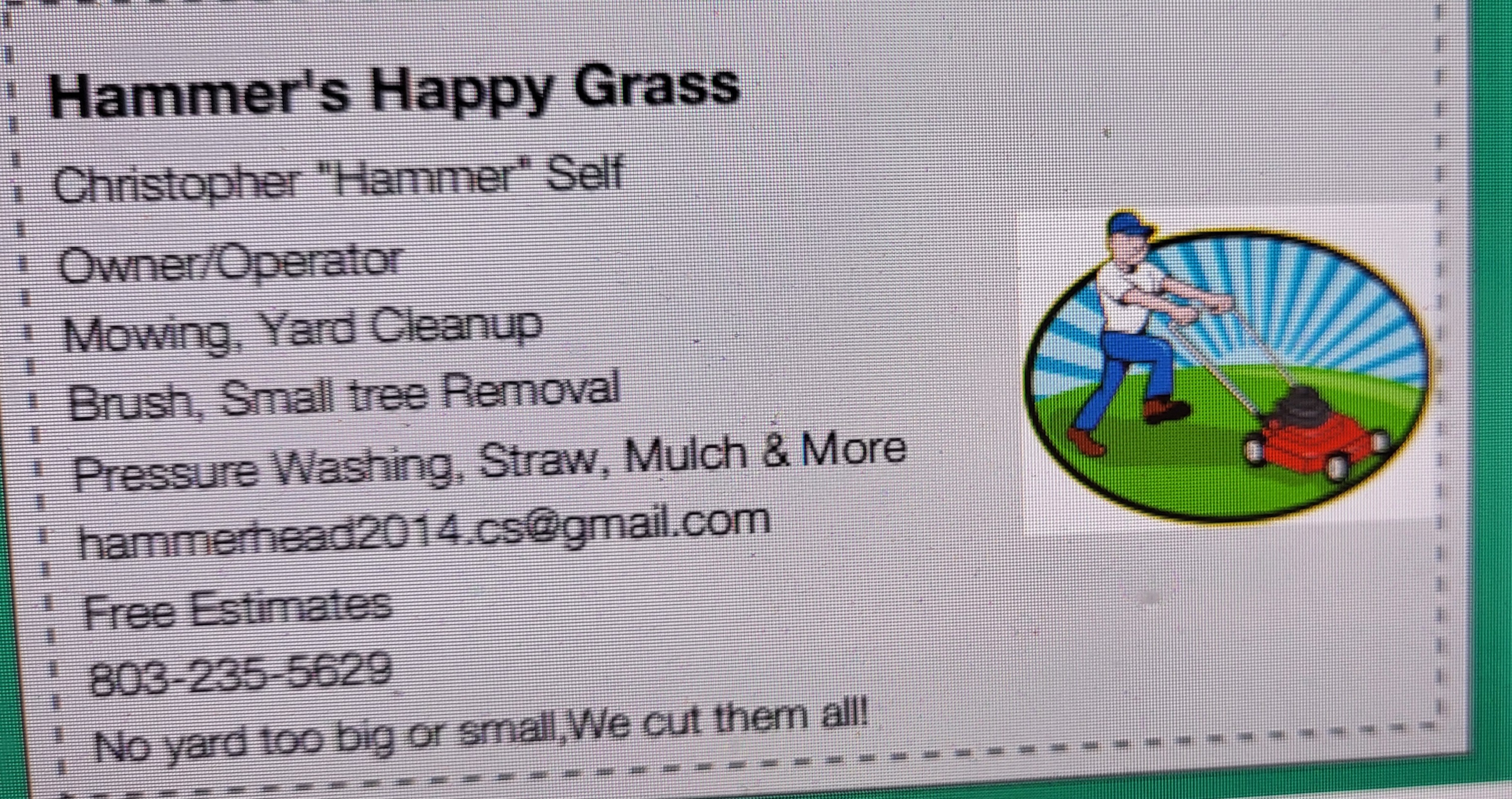 Hammer's Happy Grass logo