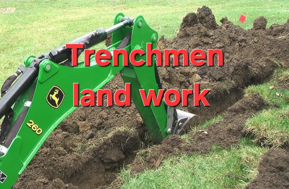 Trenchmen land work logo