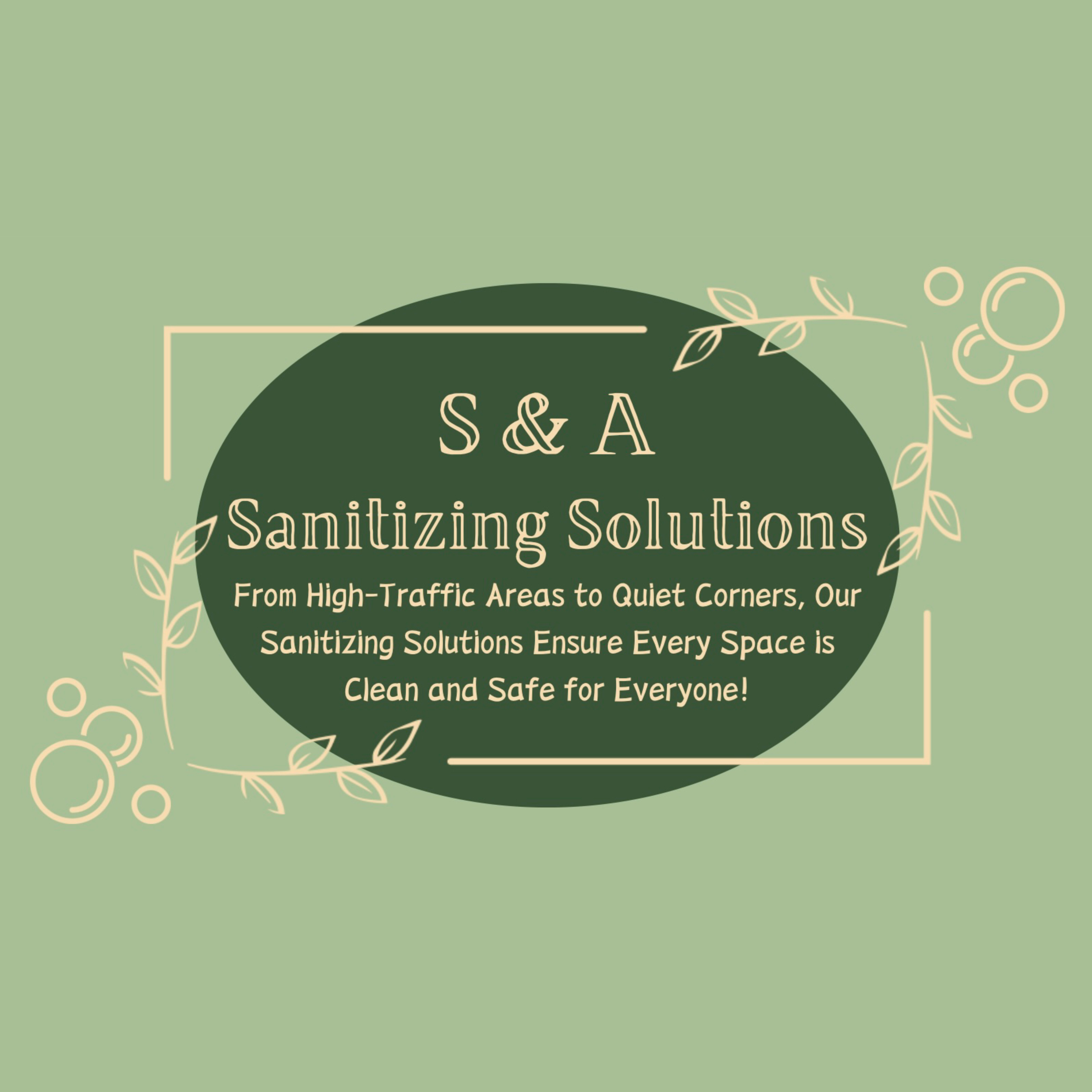 s & a sanitizing solutions logo