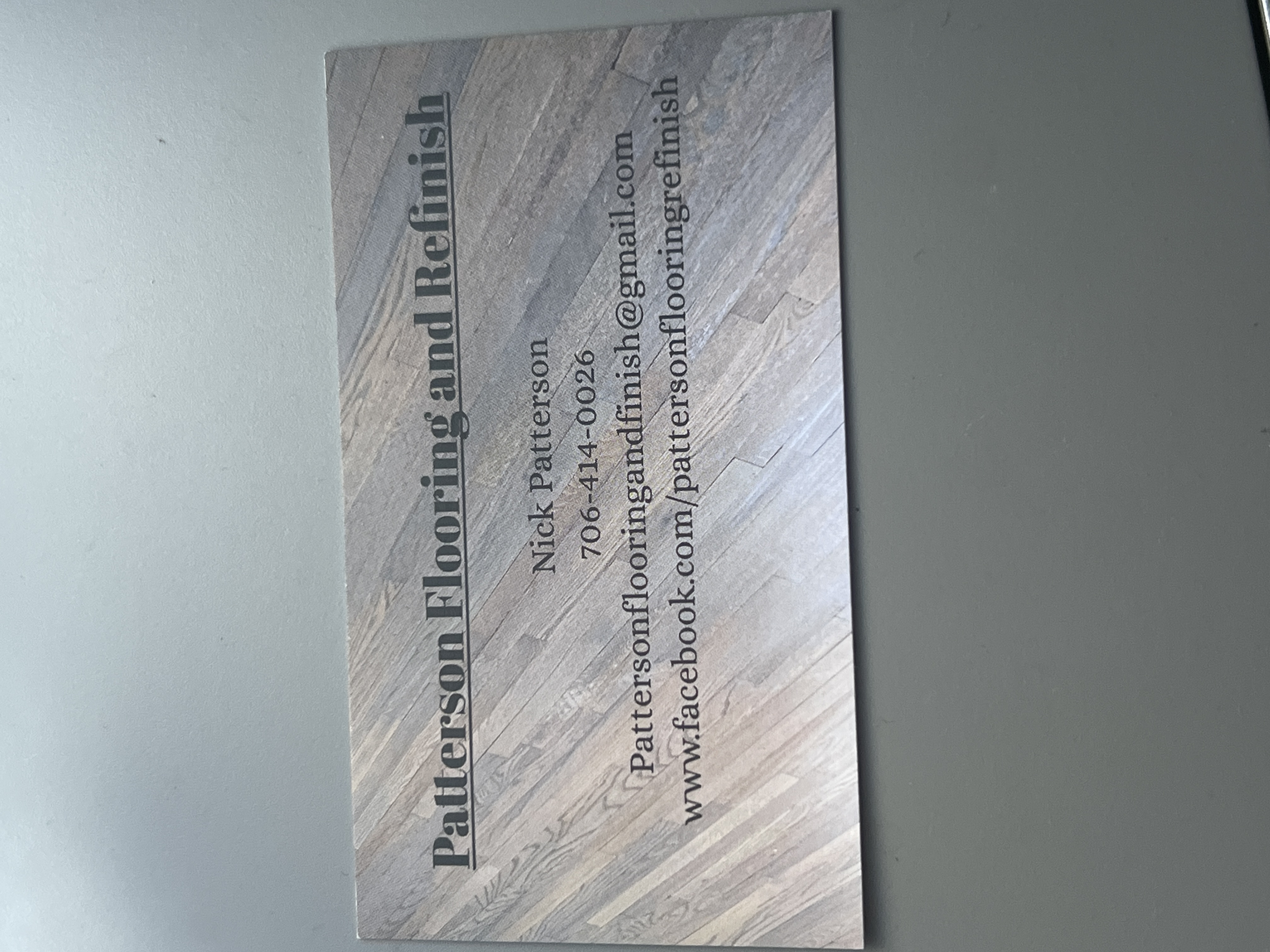 Patterson flooring and finish logo