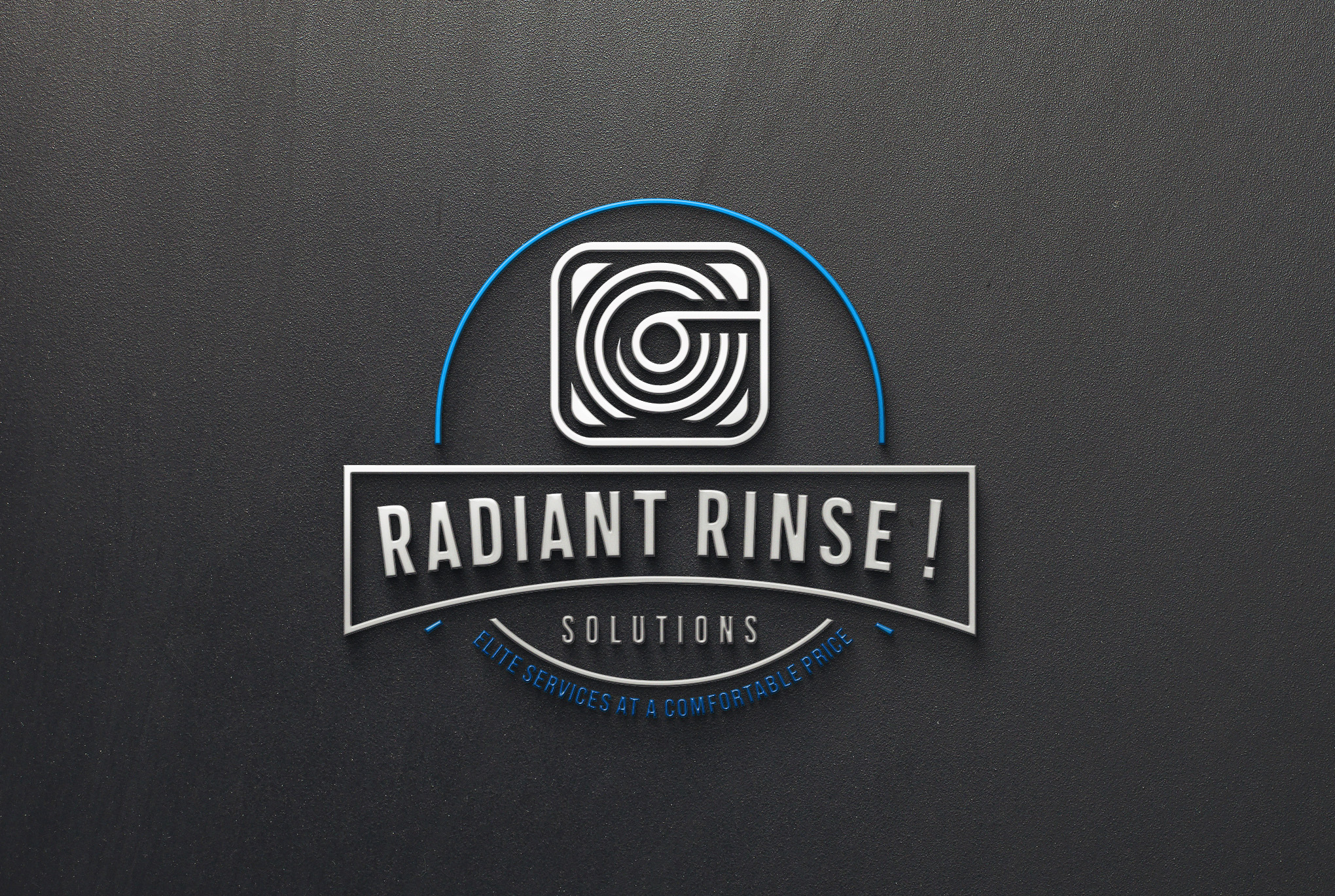 Radiant rinse logo