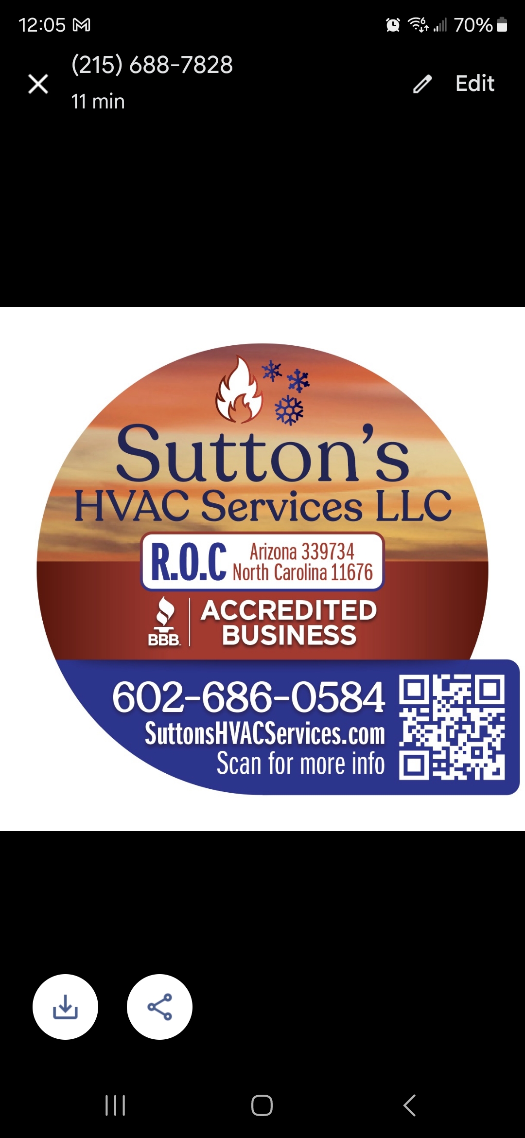 Suttons HVAC Services LLC. logo