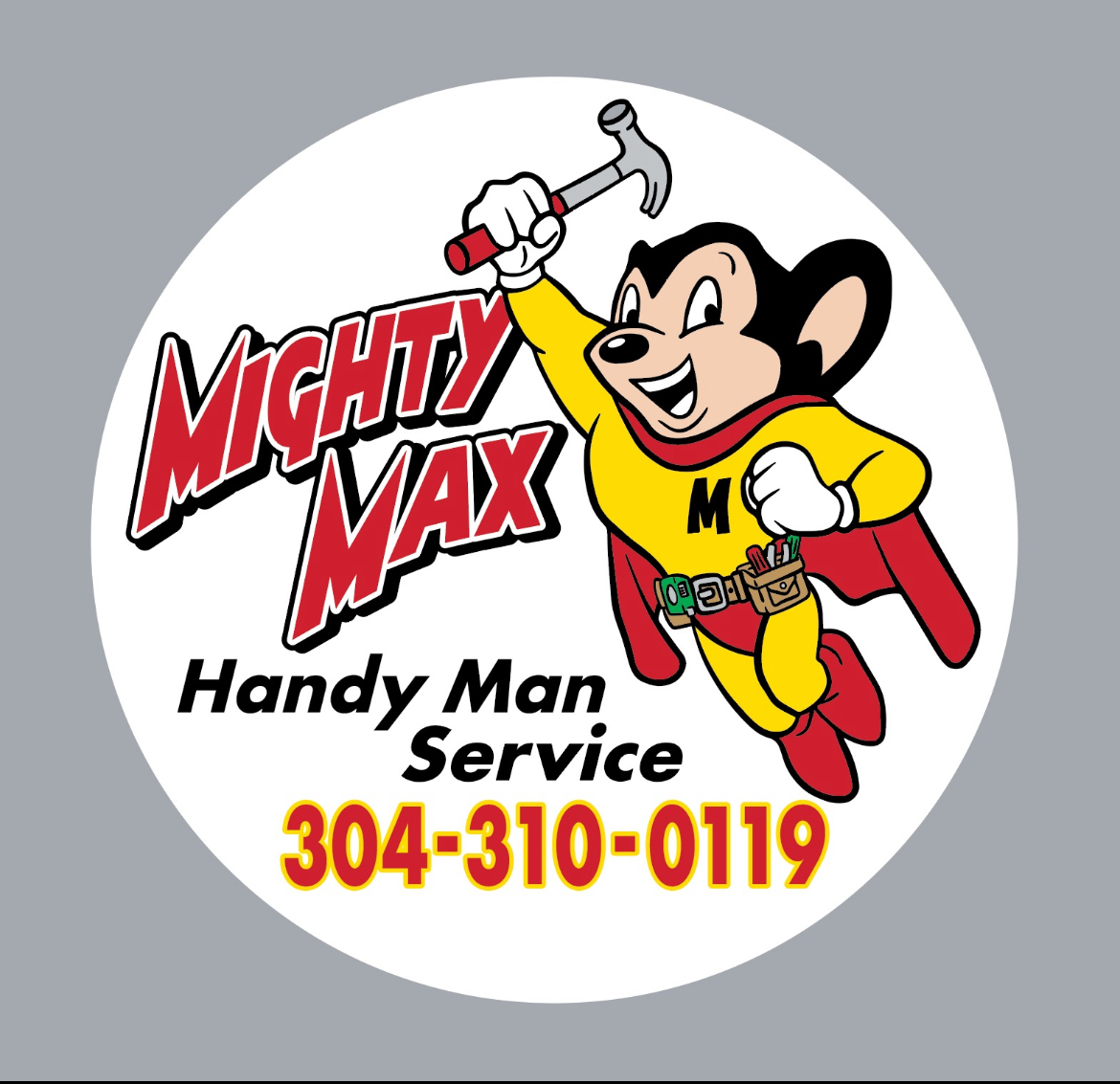 Mighty Max handyman service logo