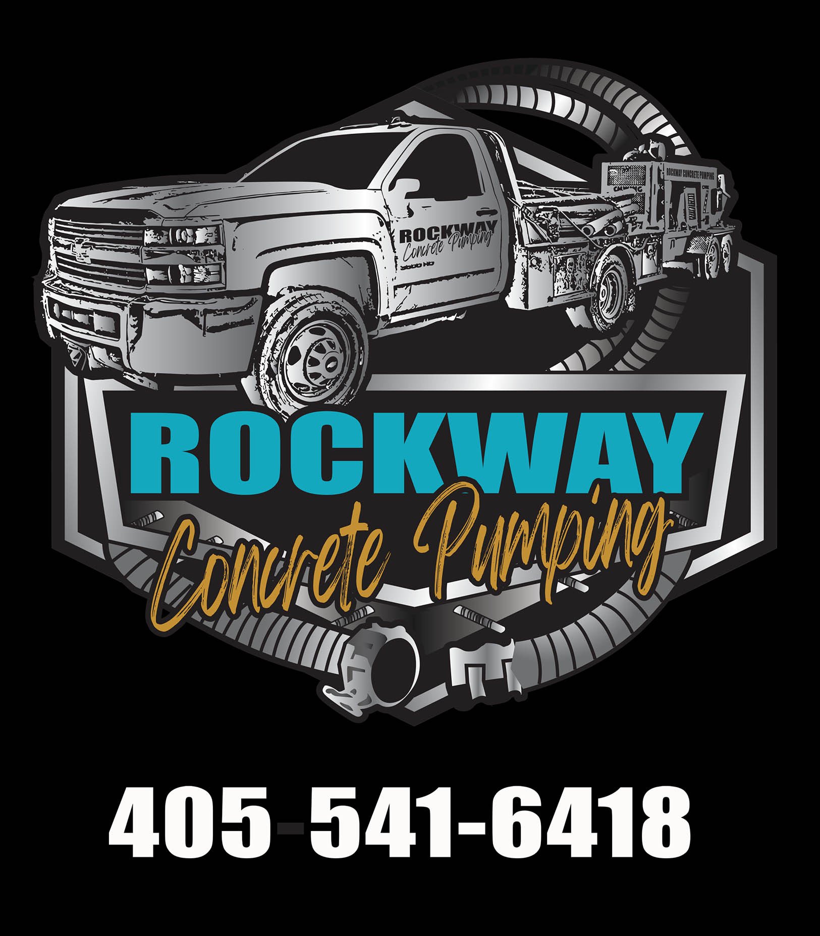 ROCKWAY concrete pumping logo
