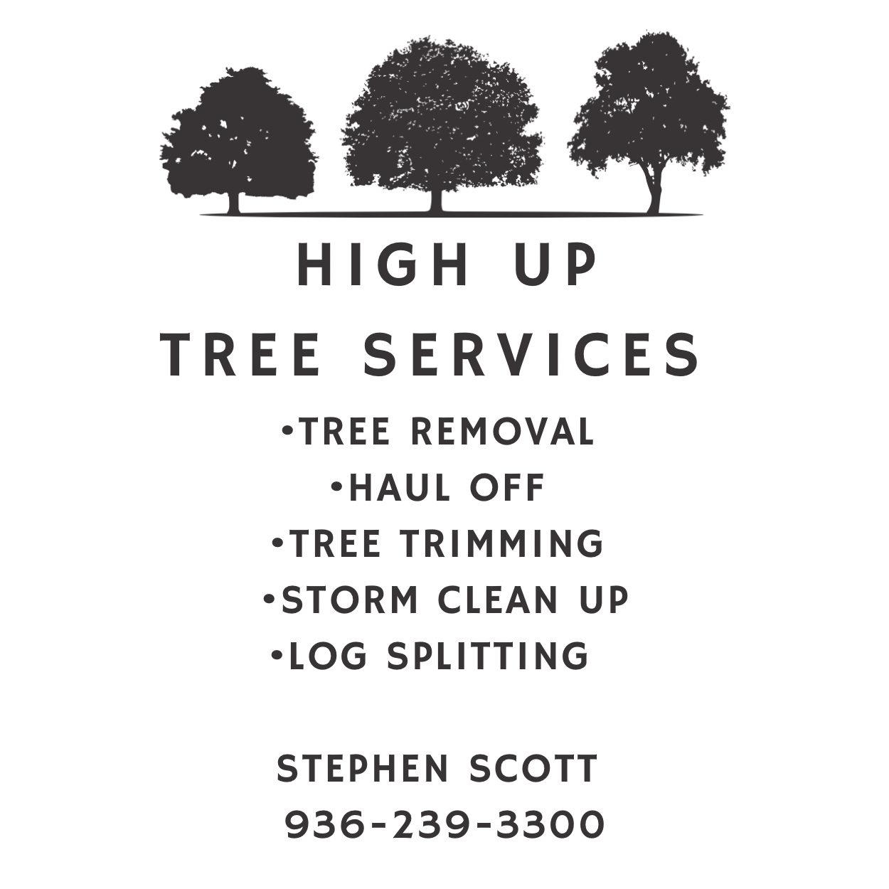 High Up Tree Service logo