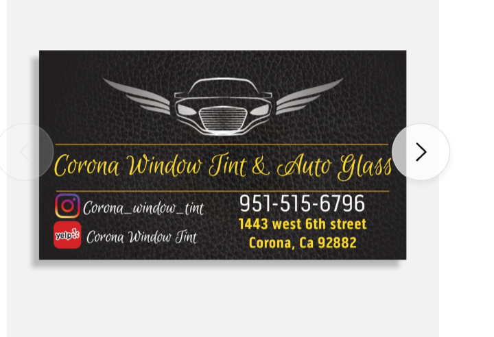 Corona window tint logo
