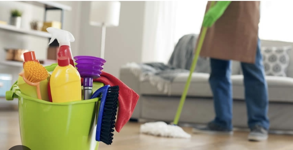 Mj cleaning service logo