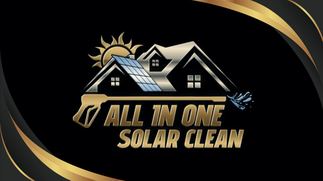 all in one solar clean logo