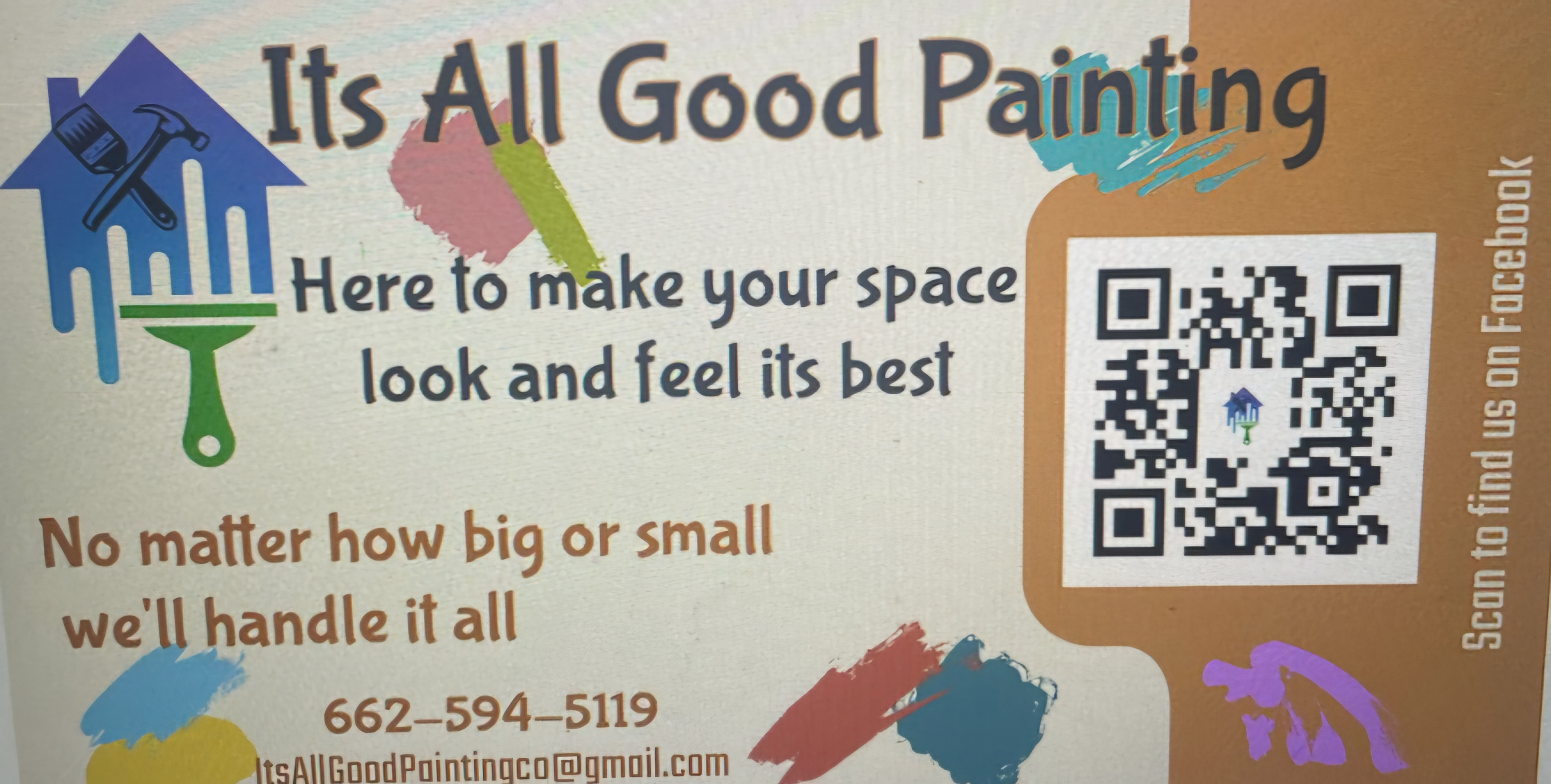 It's all good painting logo