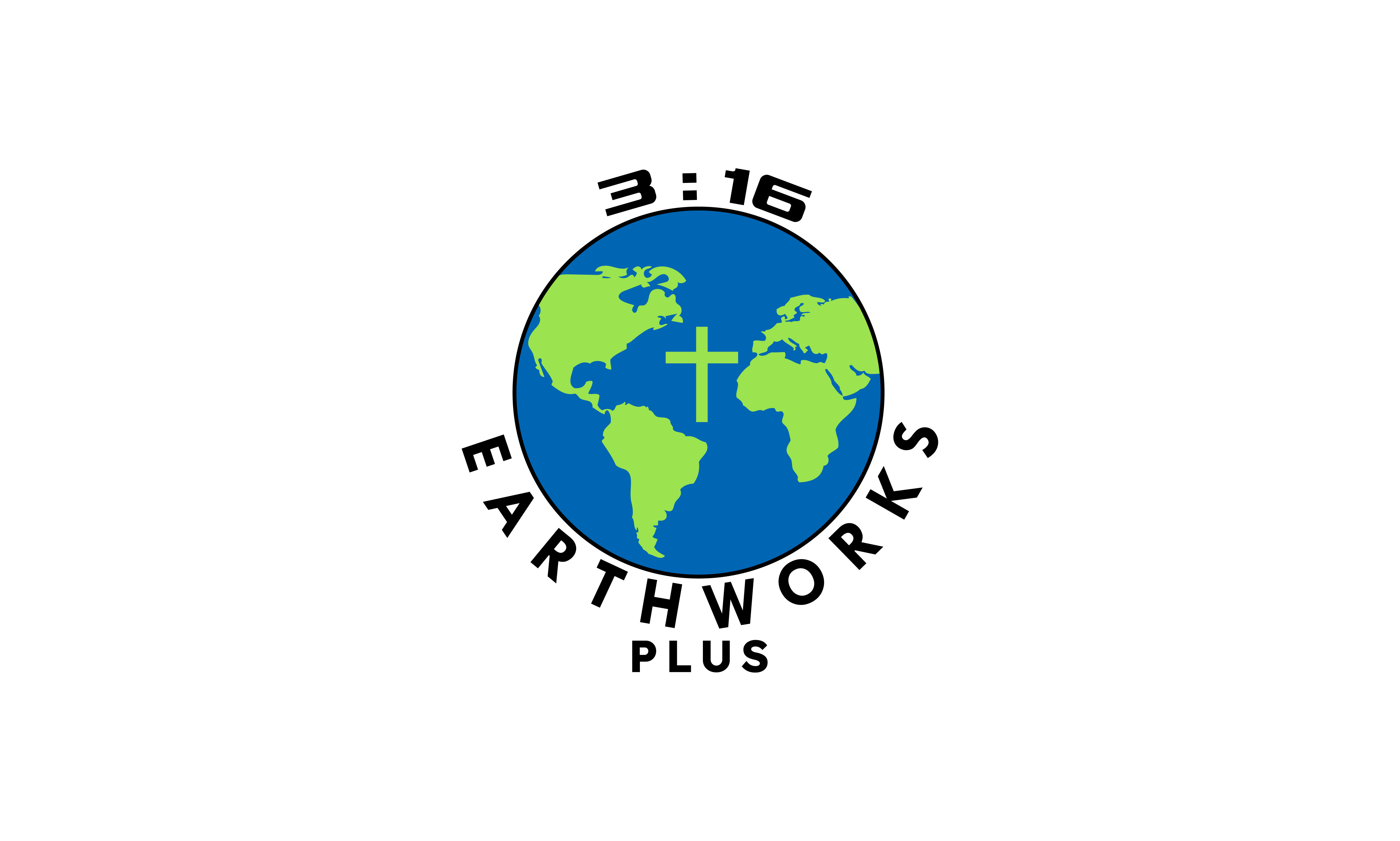 3:16 Earthworks Plus logo